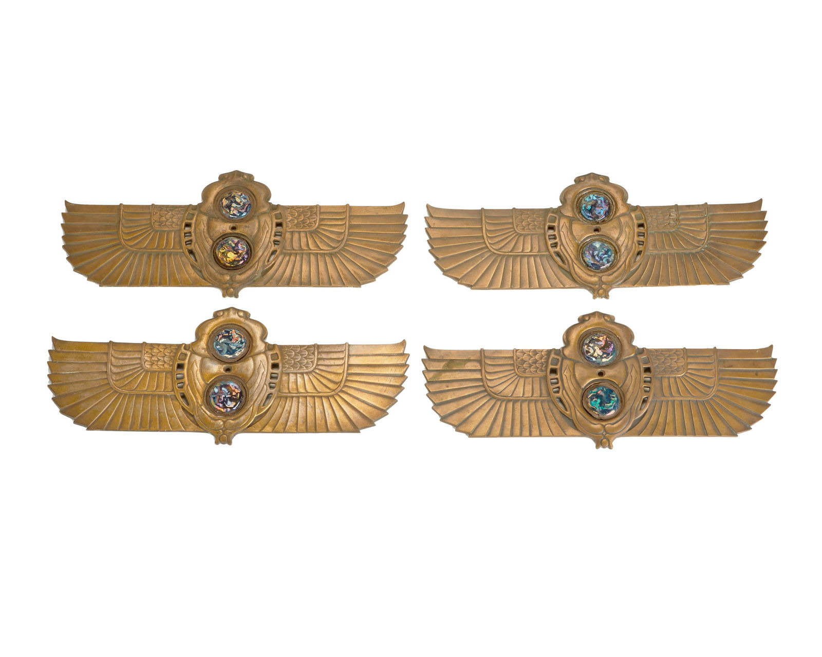 A set of gilt-bronze beetles (1 of 6)