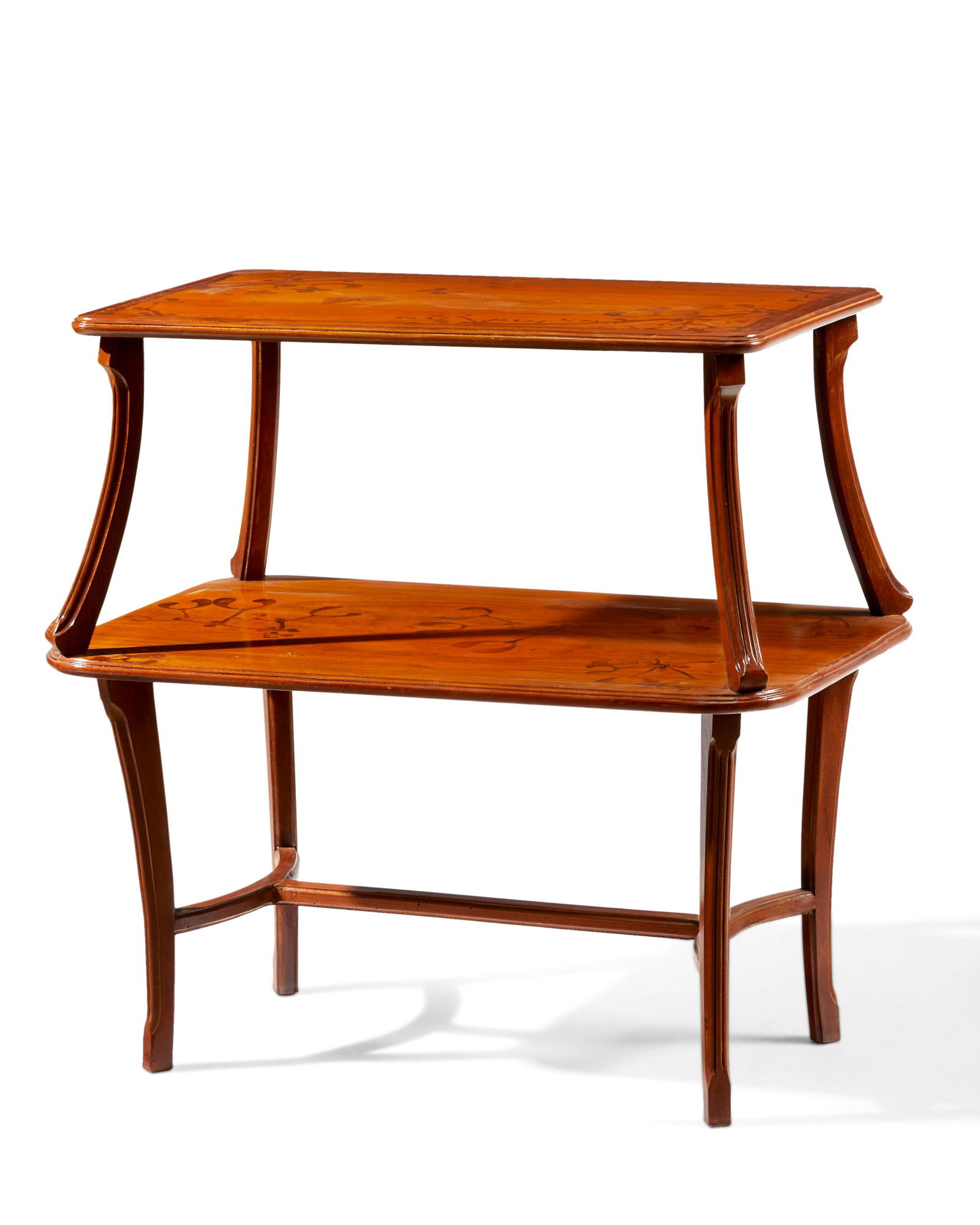 A Louis Majorelle two-tiered "Au Gui l'an Neuf" table (1 of 6)