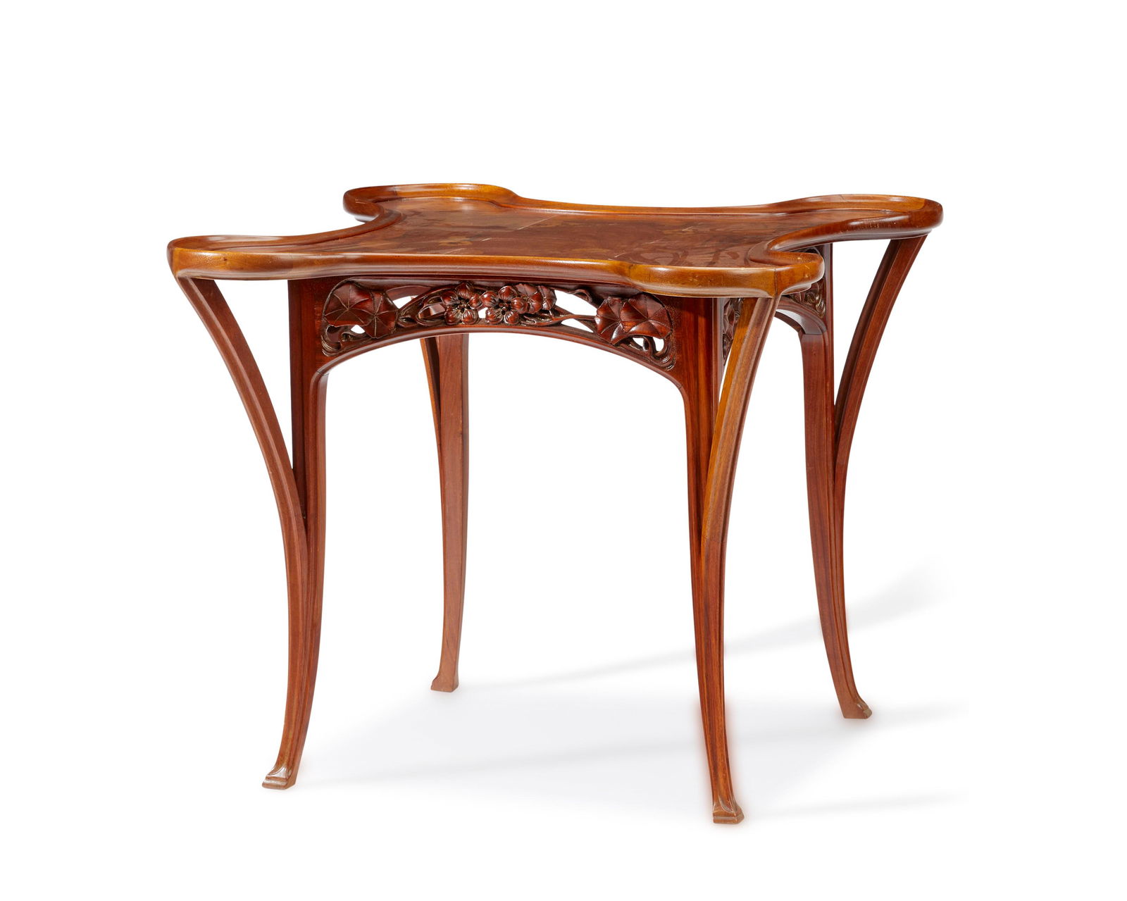 An Art Nouveau game table, attributed to Camille Gauthier (1 of 6)