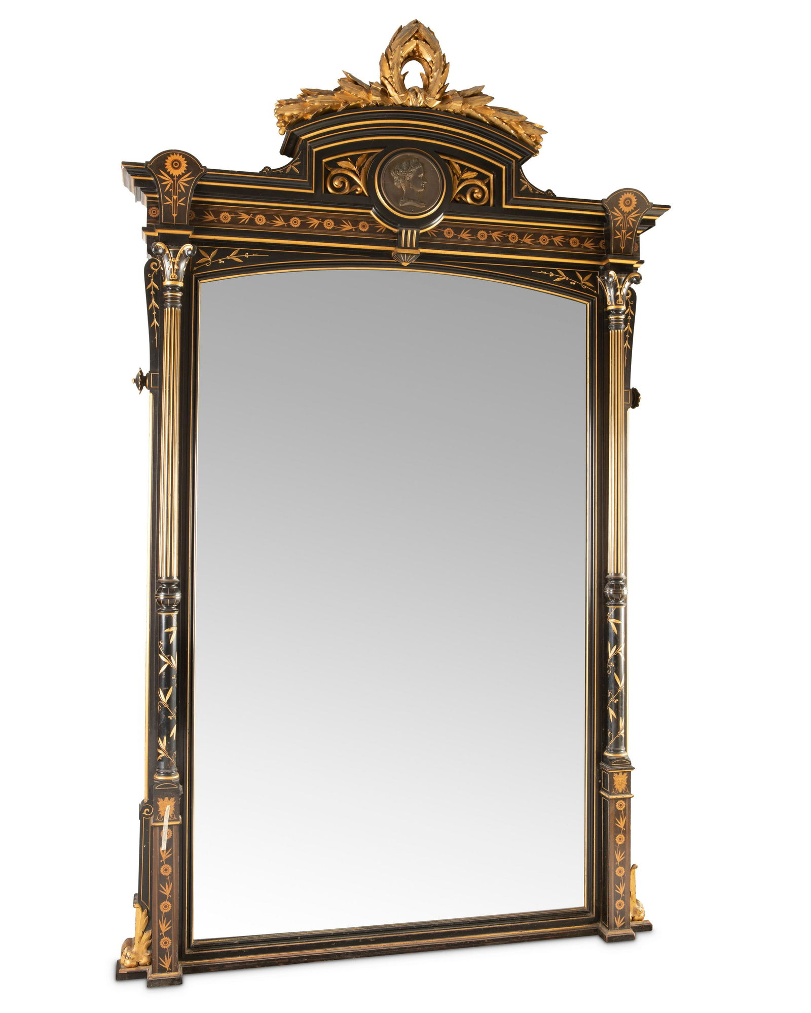 A Victorian Aesthetic pier mirror (1 of 5)