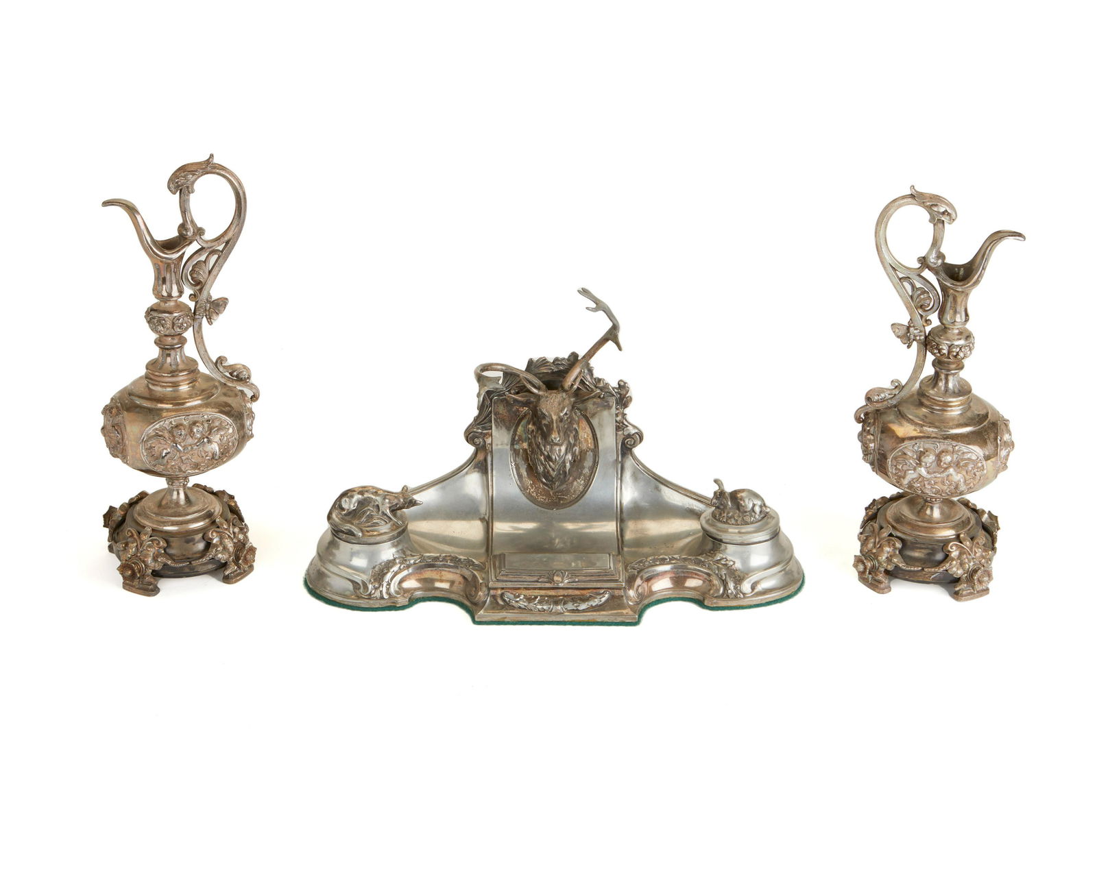 A group of silver plated items (1 of 8)