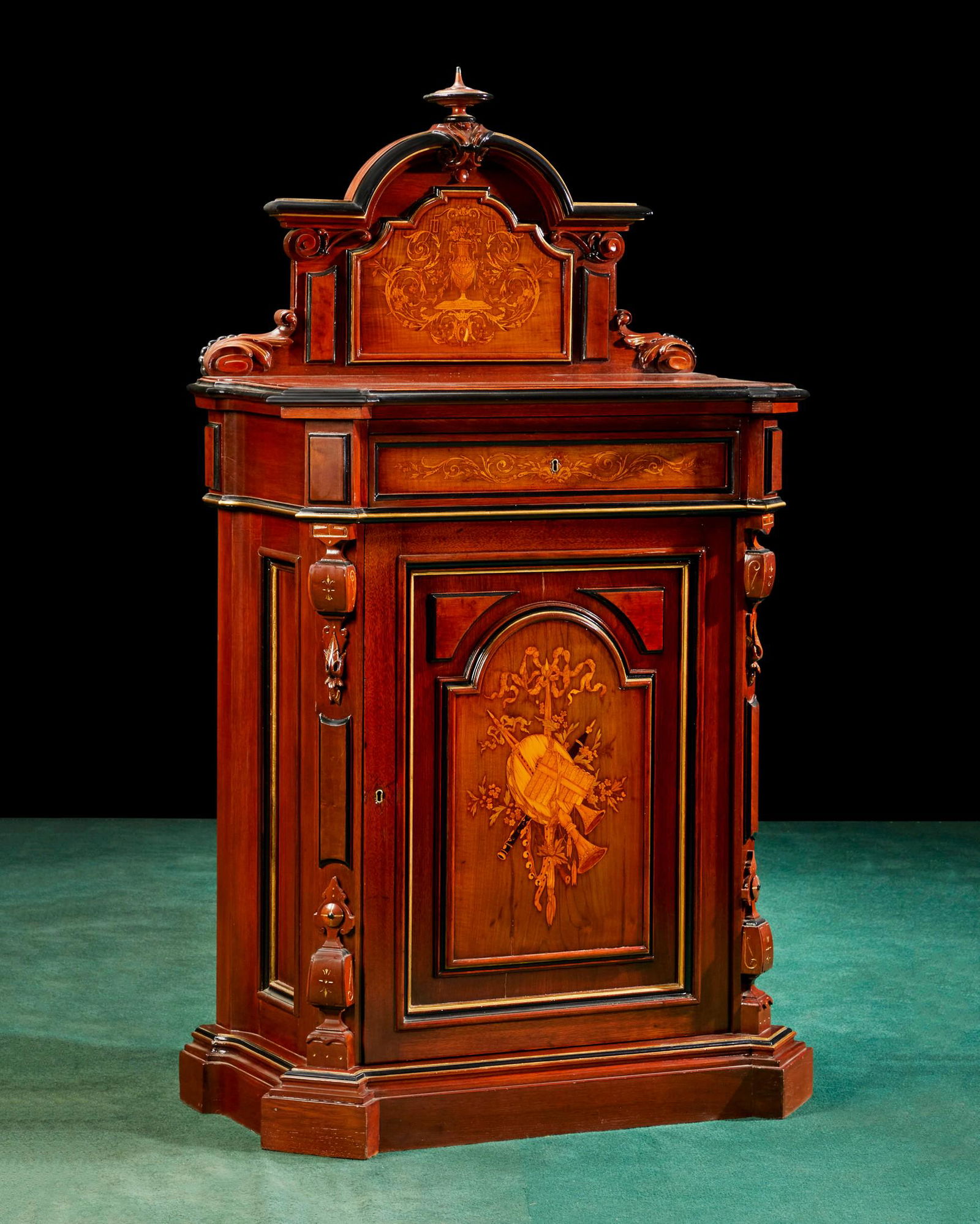 An American Victorian Renaissance Revival side cabinet (1 of 5)