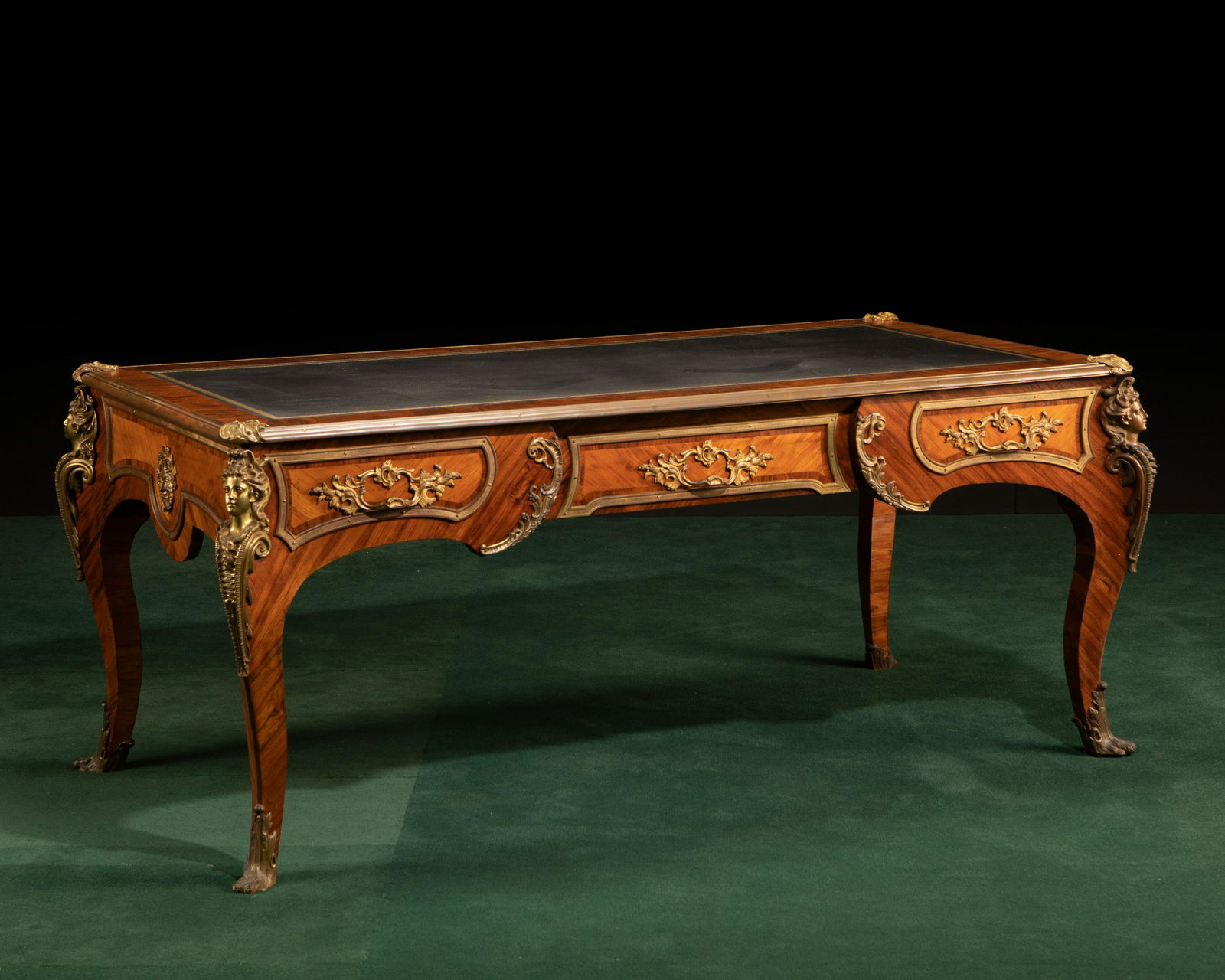 A French Louis XV-style bureau plat (1 of 6)