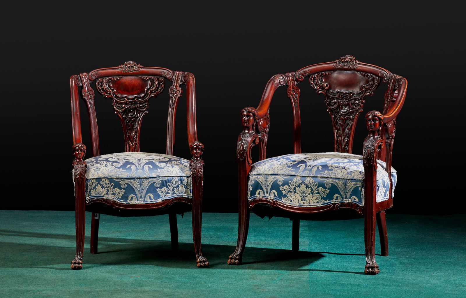 A pair of American armchairs (1 of 6)