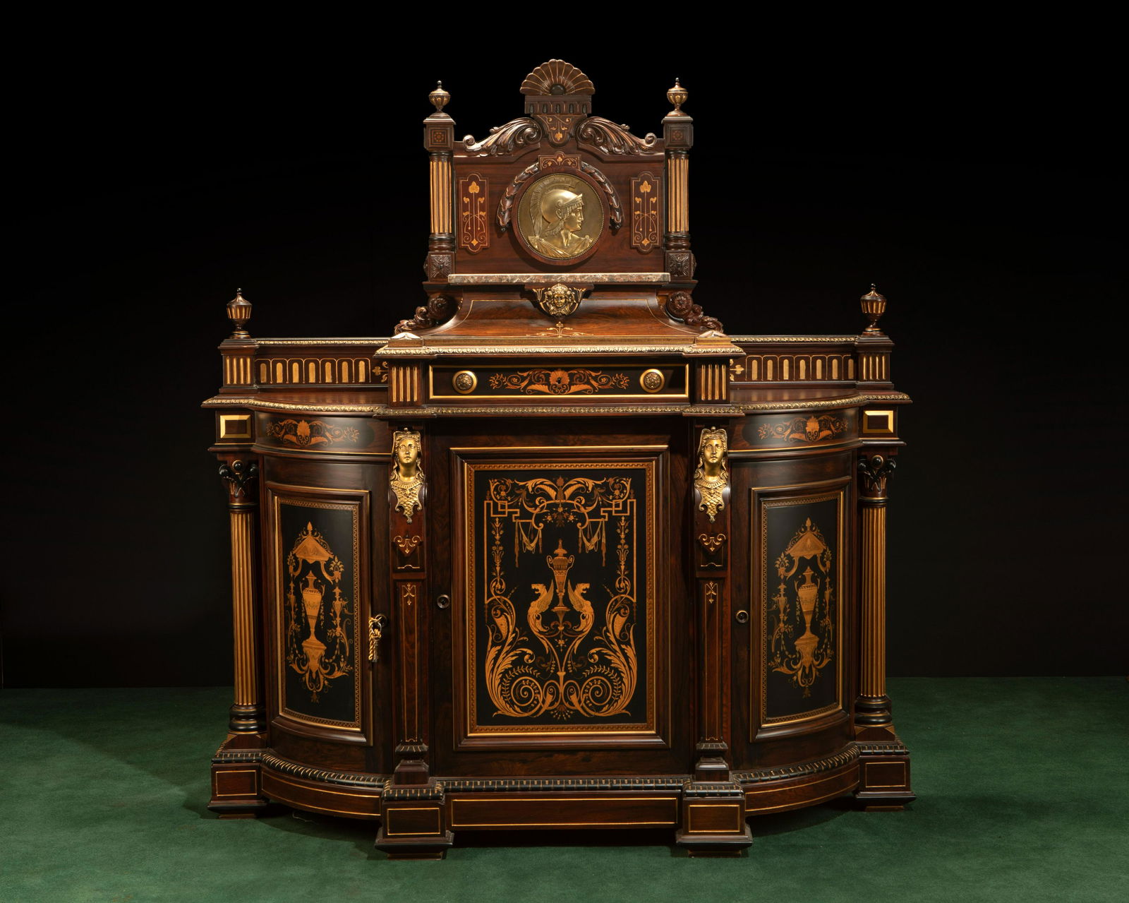 An American Victorian Renaissance Revival cabinet (1 of 3)