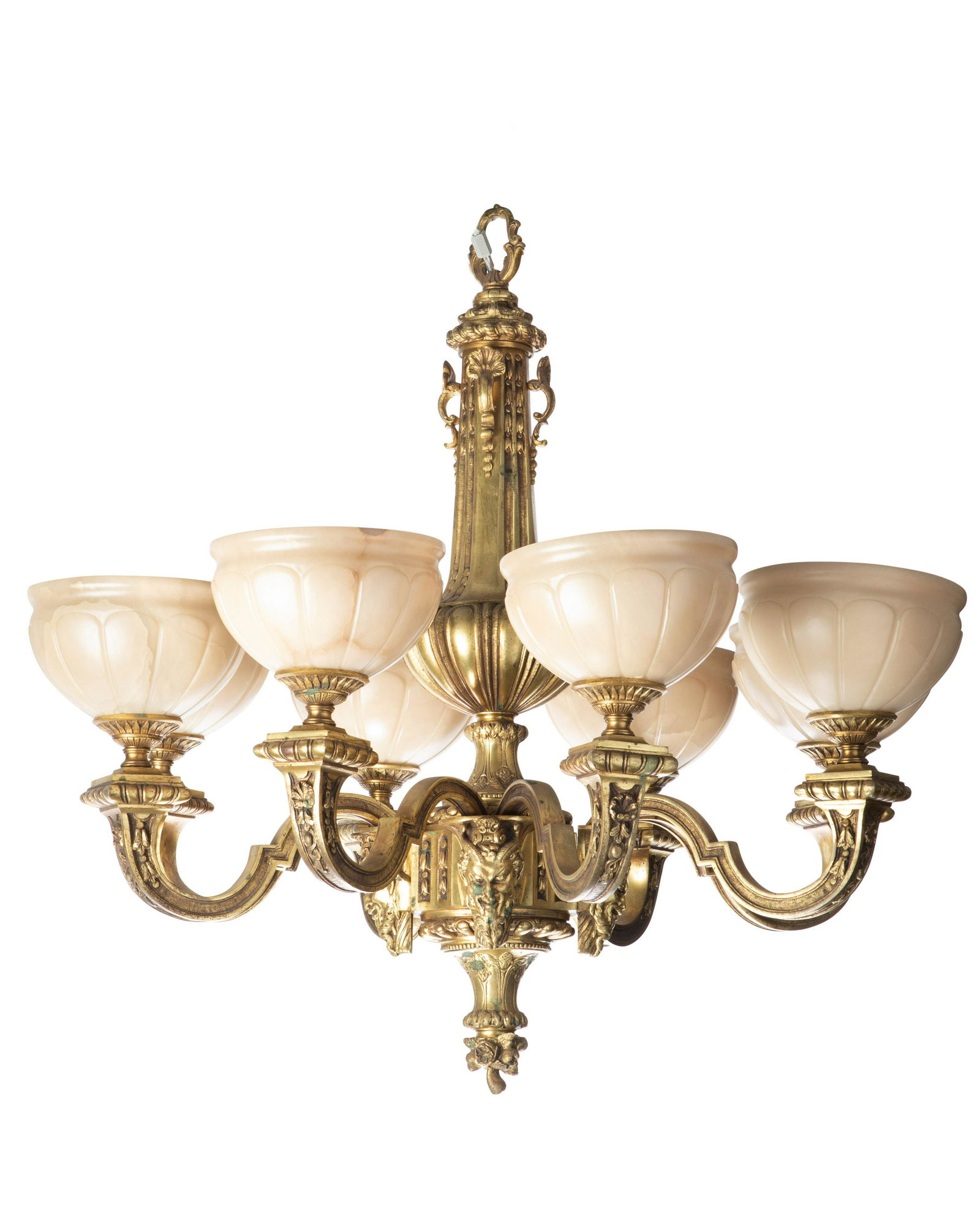 A gilt-bronze chandelier (1 of 2)