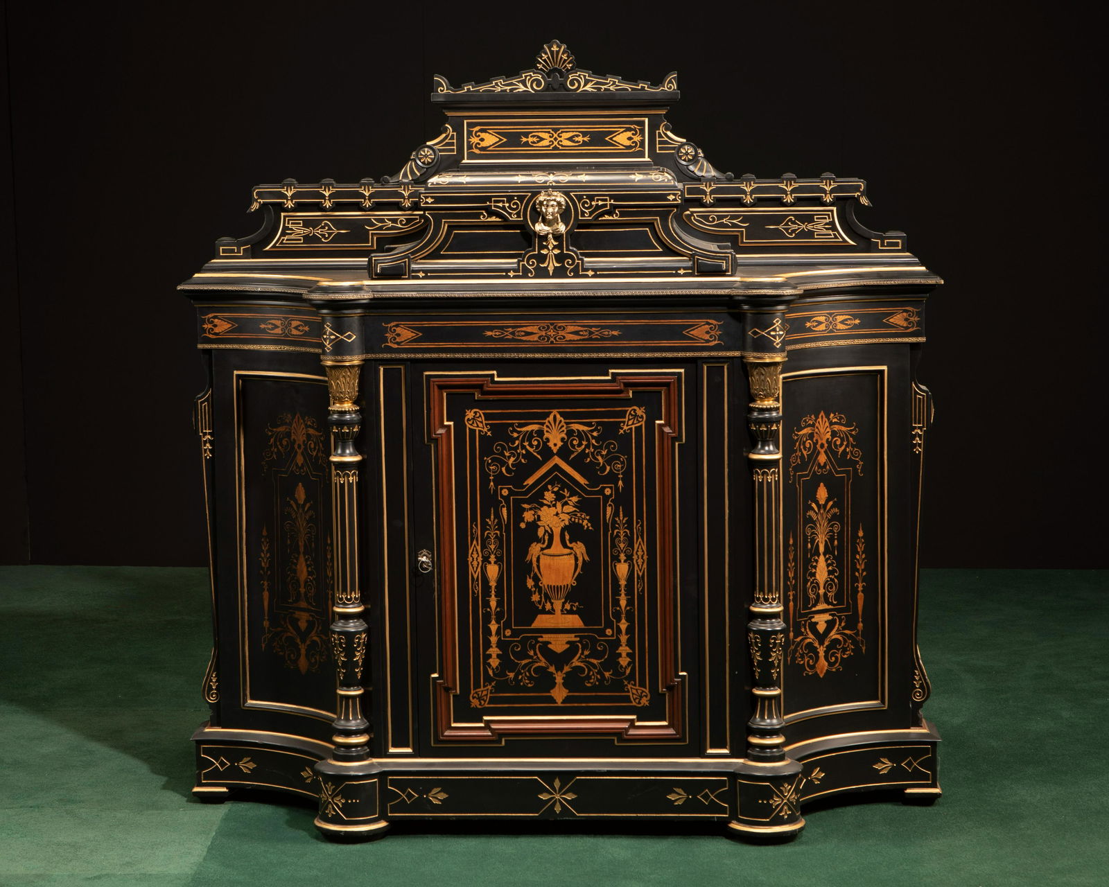 An American Victorian Renaissance Revival cabinet (1 of 4)