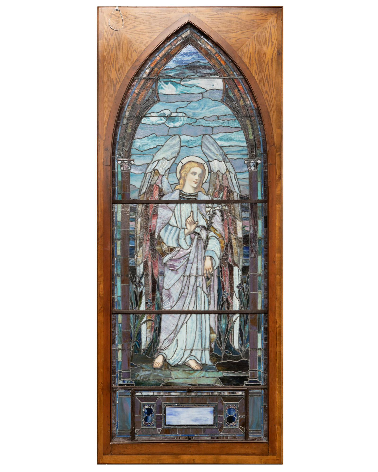 A large American leaded glass window (1 of 5)