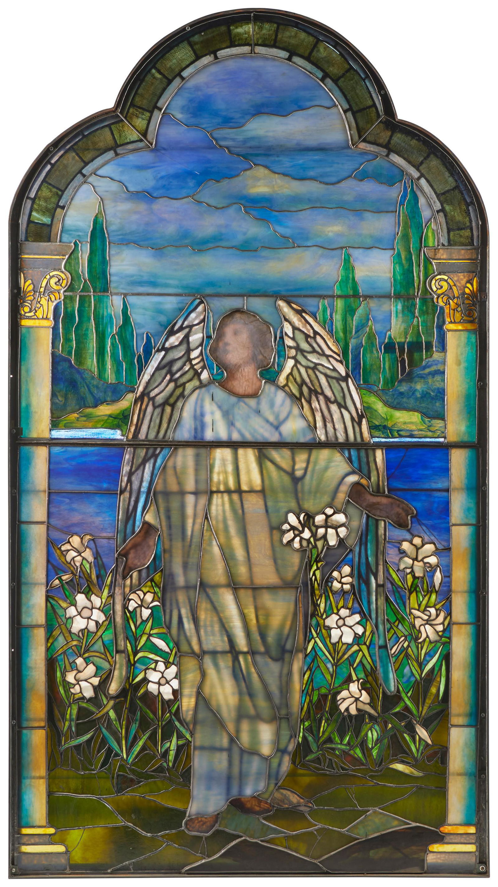 A figural leaded glass window (1 of 3)