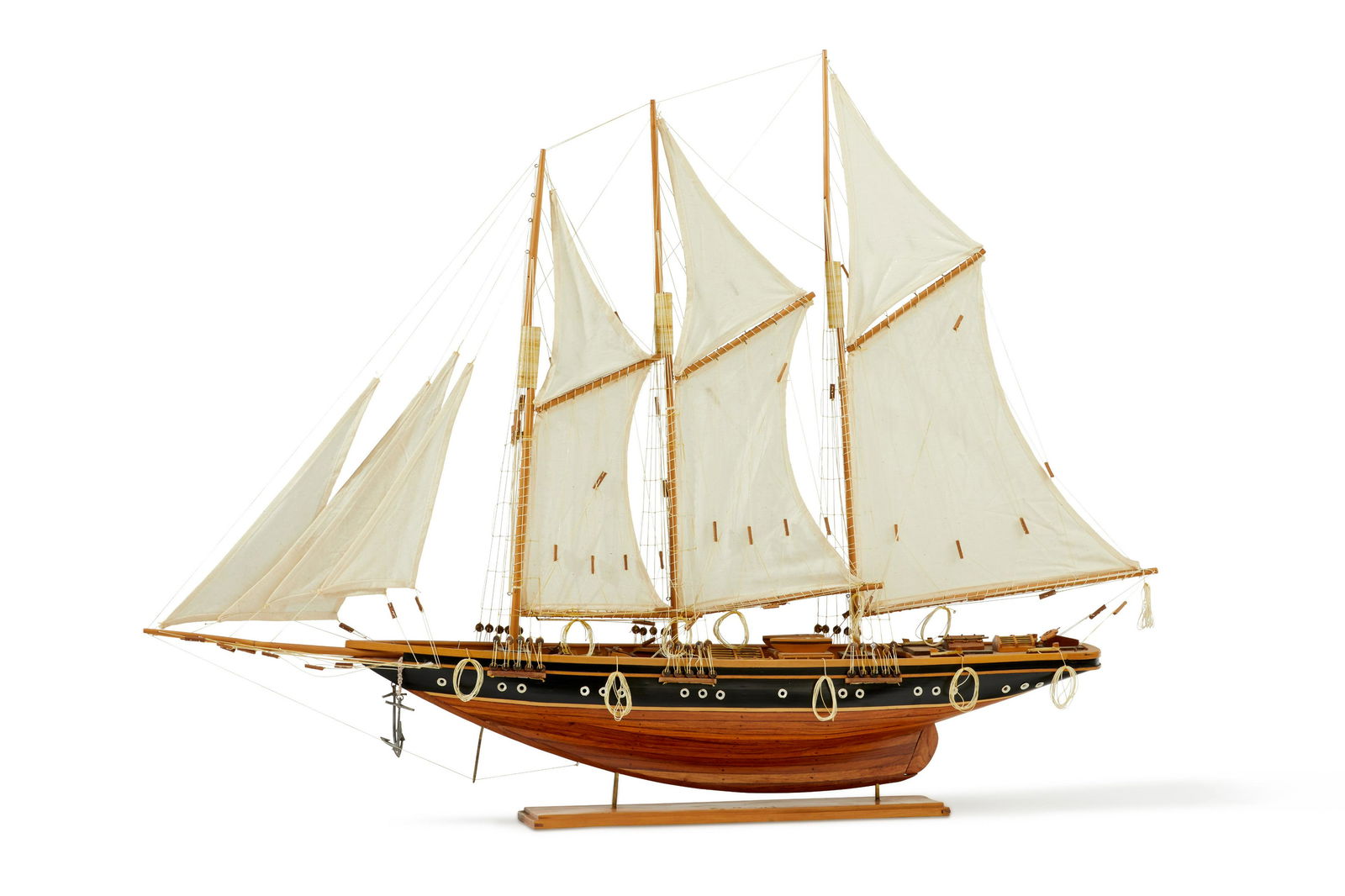 A schooner ship model (1 of 10)