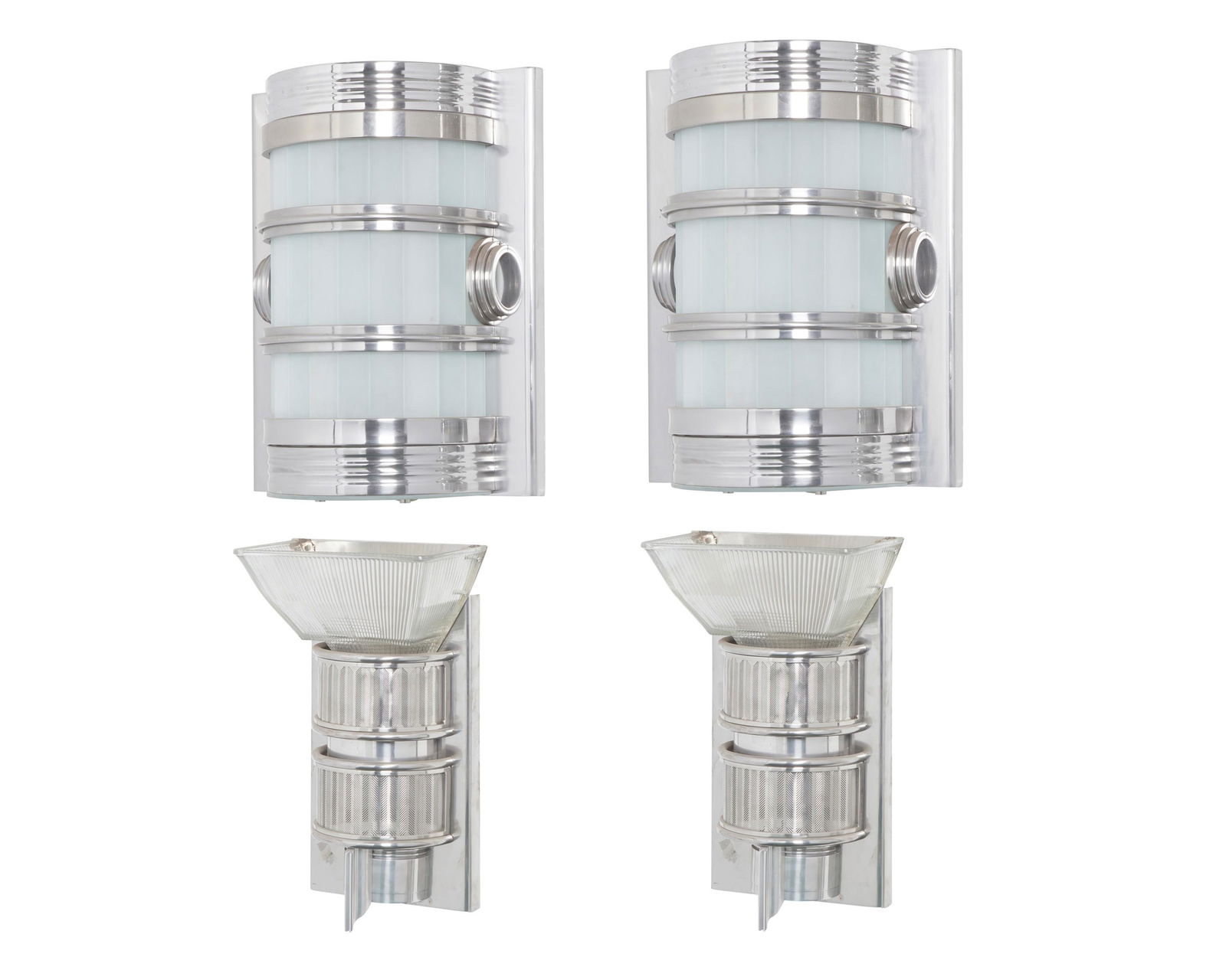 Two pairs of Art Deco-style sconces (1 of 1)