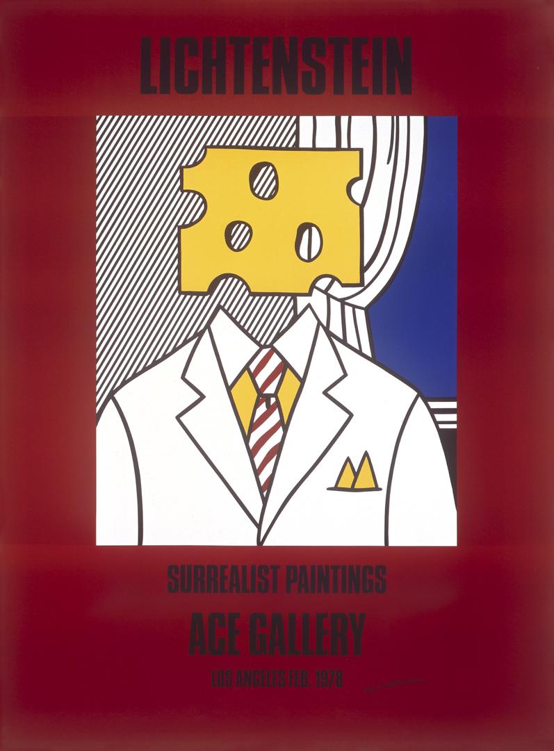 Roy Lichtenstein - "Cheese Head" (Signed) (1 of 2)
