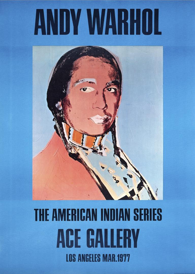 Andy Warhol - American Indian - Blue (1 of 1)