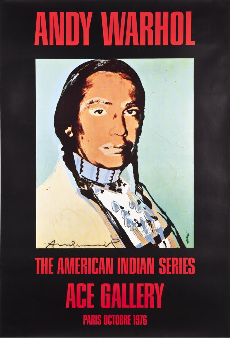 Andy Warhol - American Indian - Black (Signed) (1 of 3)
