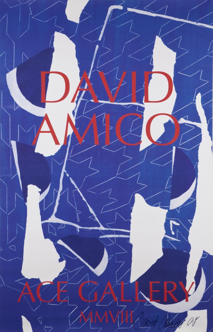 David Amico - Drift Trace (Signed): This is a Lot of 1 piece; David Amico - Drift Trace - Offset Lithograph Poster; Size: 48" x 32"; Issue Year: 2008; Signed; Condition: A; Stored: Flat Loose;***These are unframed posters. Please read t