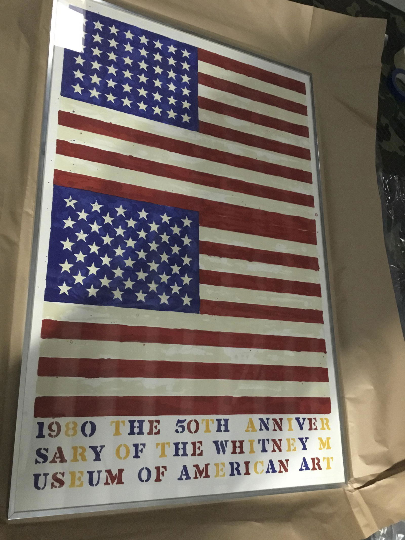 Jasper Johns  - The 50th Anniversary of the Whitney Museum of American Art - Framed (1 of 1)