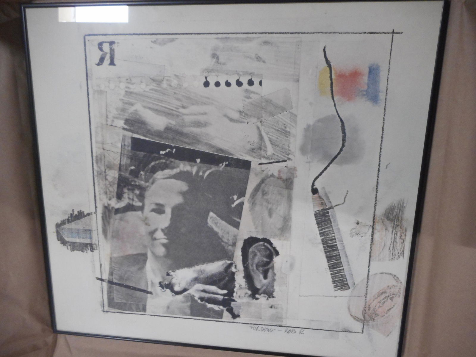 Robert Rauschenberg - Dawn Gallery - Framed (Signed) (1 of 1)