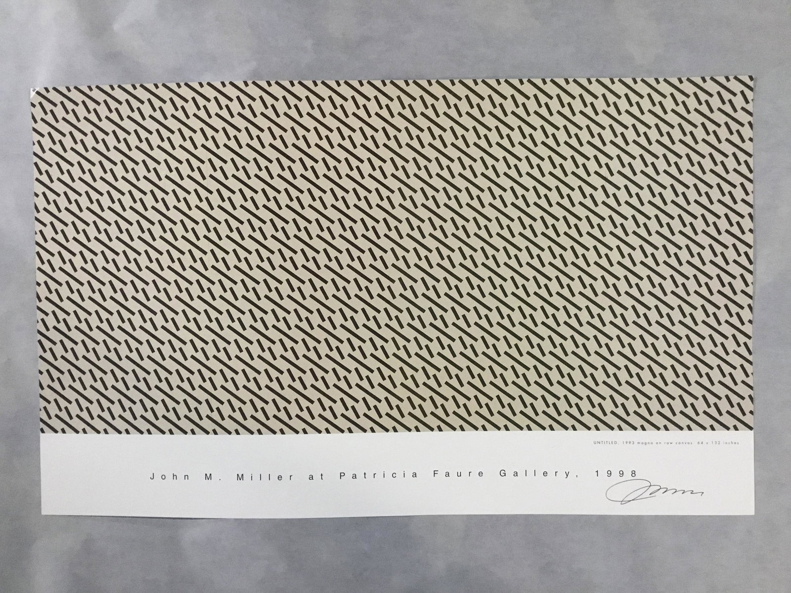 John M. Miller -  Patricia Faure Gallery  (Signed) (1 of 1)