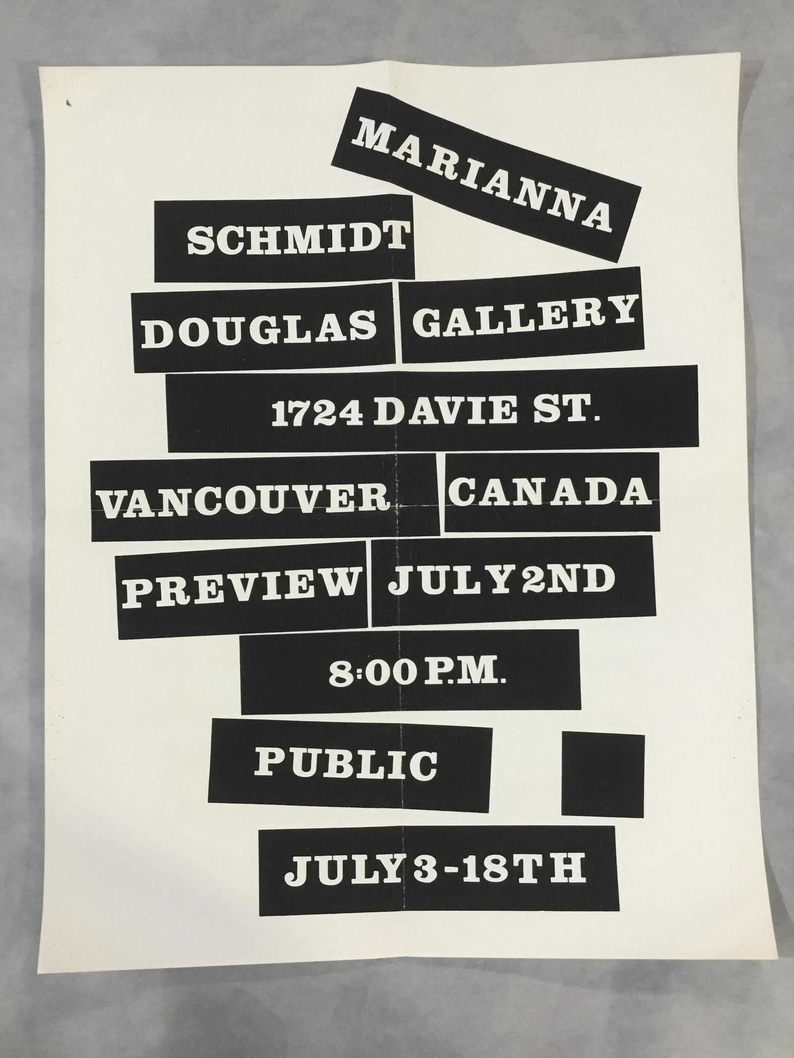 Marianna Schmidt - Marianna Schmidt: Douglas Gallery (1 of 1)