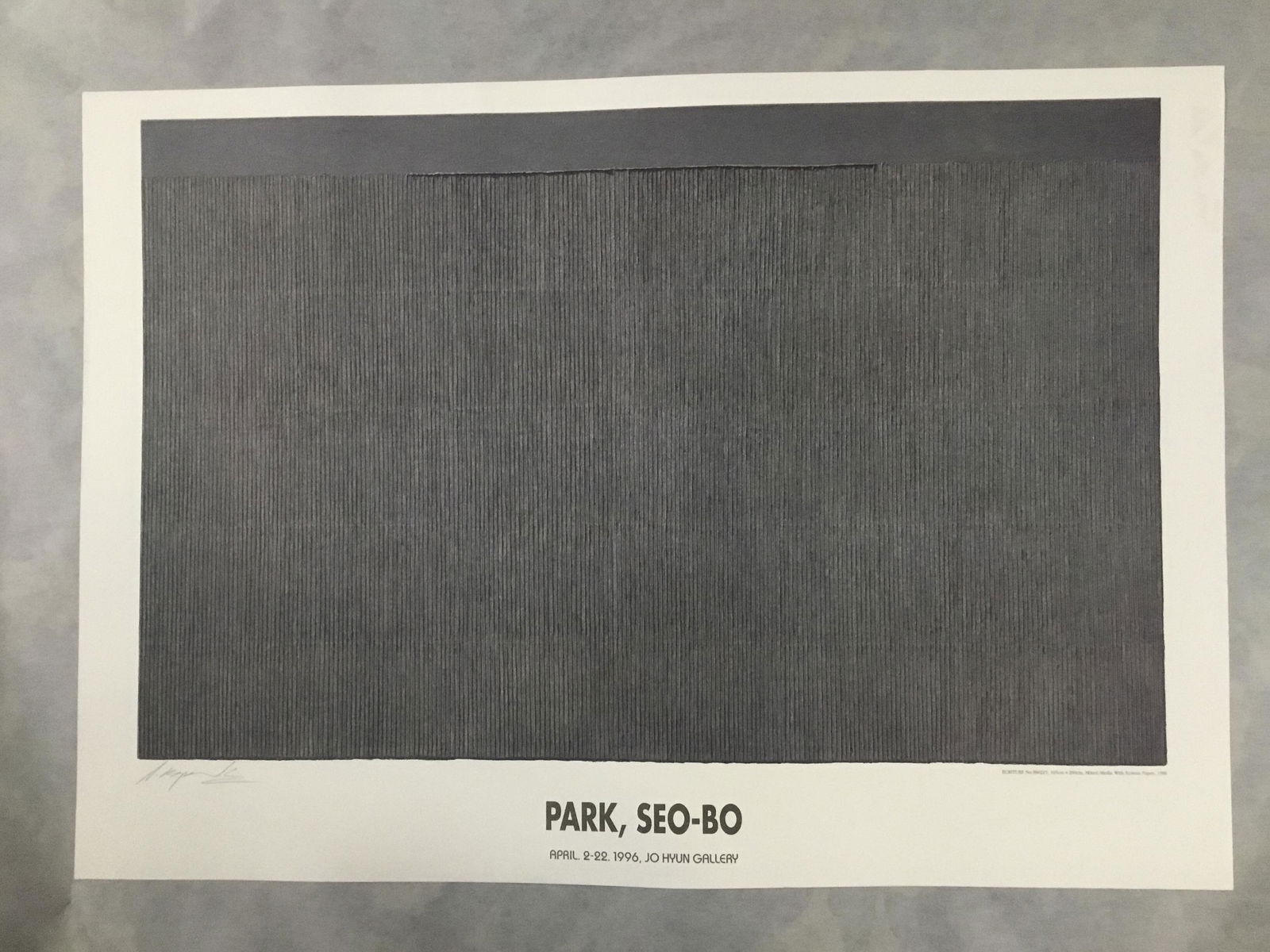 Park Seo-Bo - Jo Hyun Gallery  (Signed) (1 of 1)