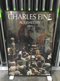 Charles Fine - ACE Gallery - Framed: This is a Lot of 1 piece; Charles Fine - ACE Gallery - Framed - Offset Lithograph Poster; Size: 53 x 36.75 x 1.75 in; Issue Year: 2005; ; Condition: Poster: A; Stored: Freestanding.***Please read term