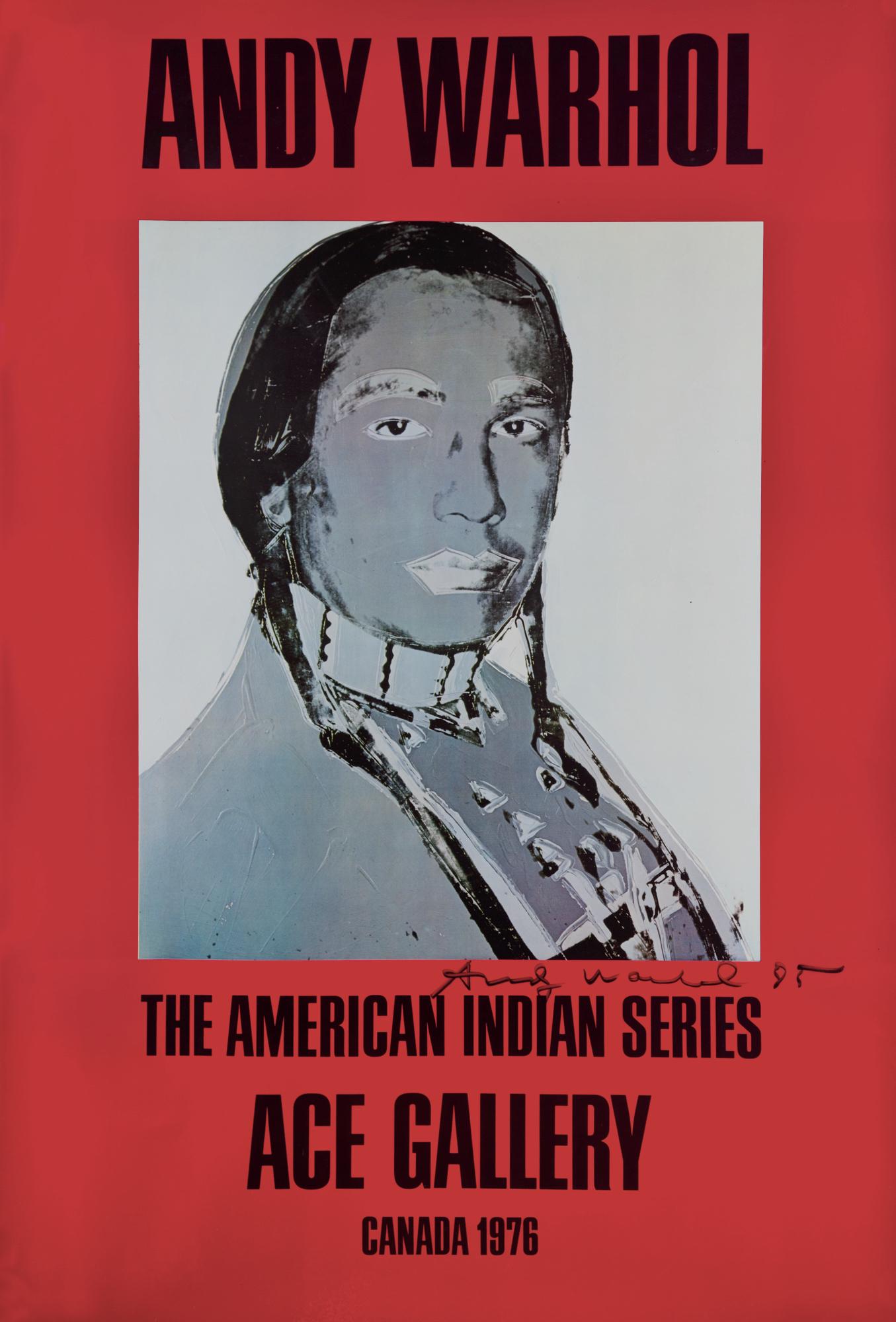 Andy Warhol - Amer. Indian - Red (Signed '85); Qty 3 (1 of 3)