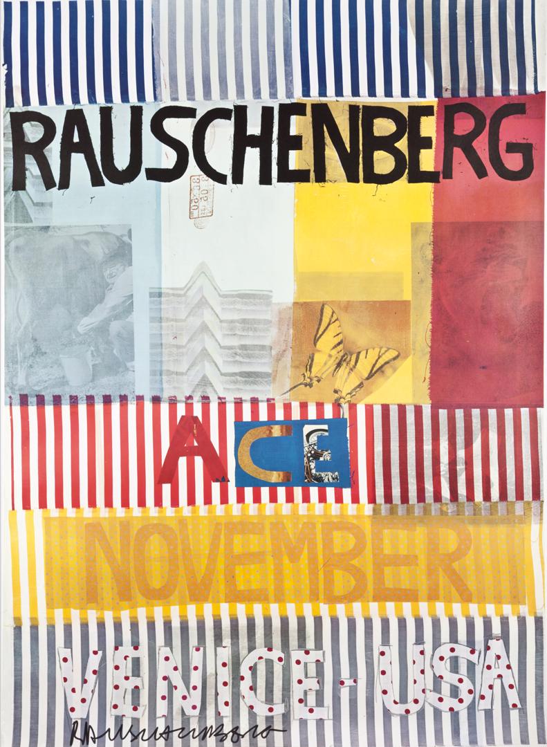 R. Rauschenberg - Ace Venice USA (Signed) (1 of 3)