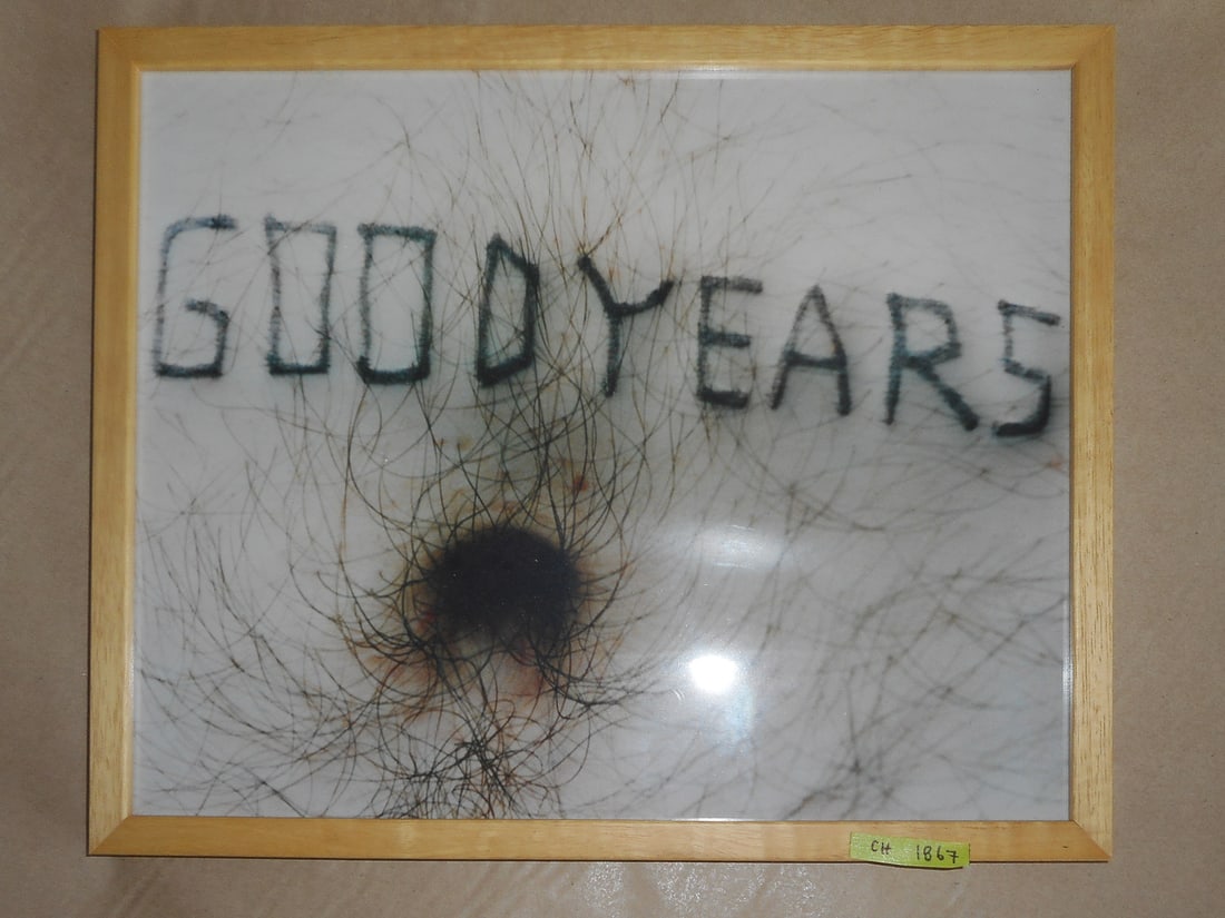 Daniele Buetti - Altered Photo On Masonite, 'Goodyear 5' (1 of 1)