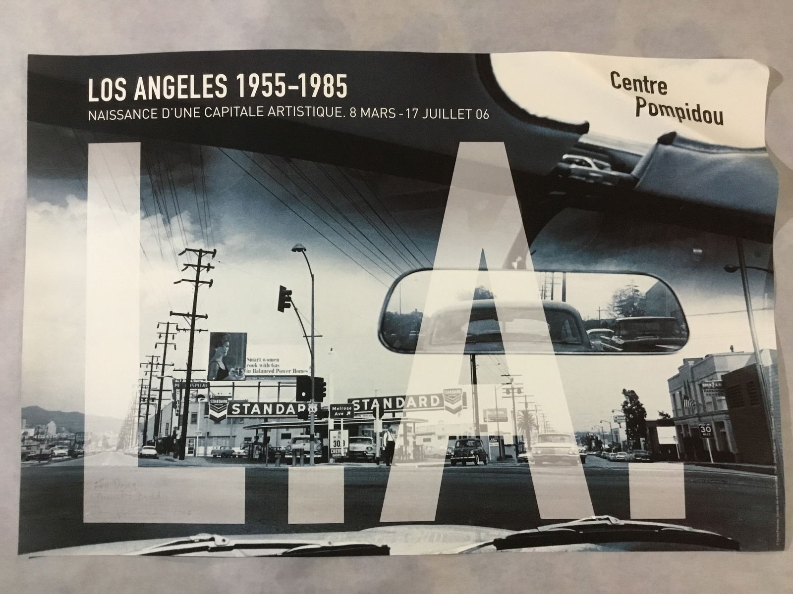 Dennis Hopper - Poster, 'Los Angeles 1955-1985: Naissance DÕune Capitale Artisique - Centre (1 of 1)