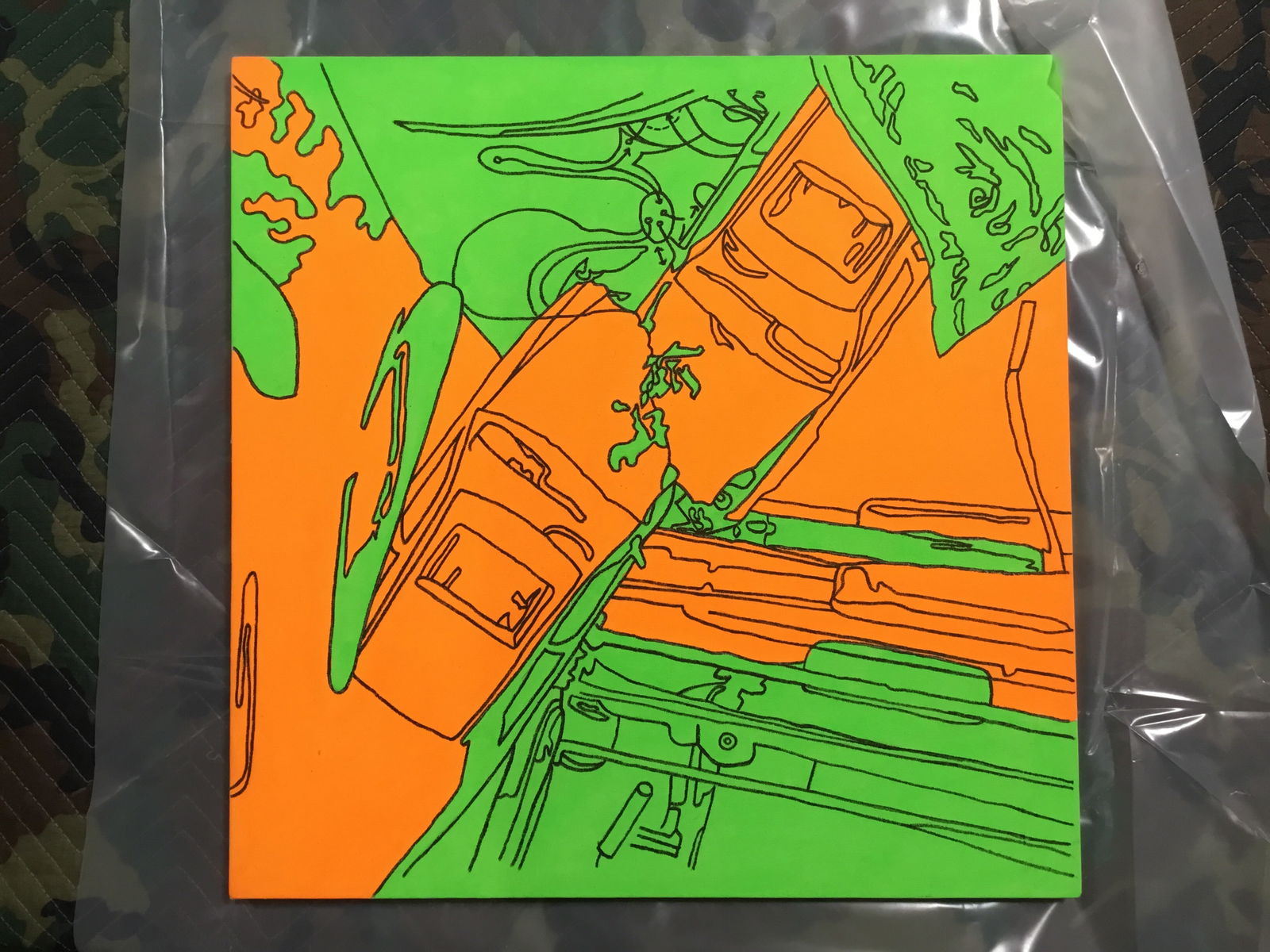 Francis Lisa Ruyter - Acrylic, Marker on Canvas, 'Untitled' (1 of 1)