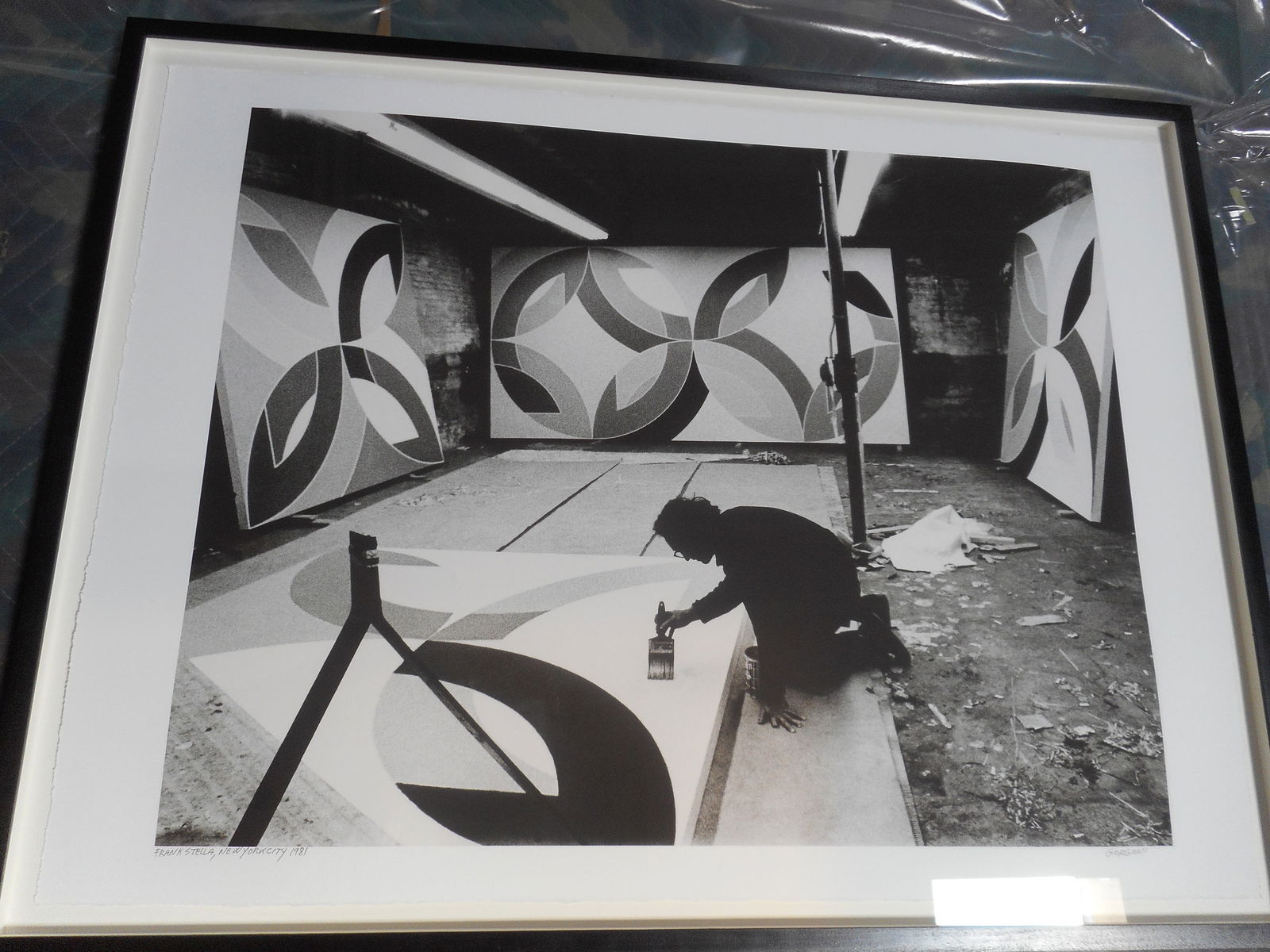 Gianfranco Gorgoni - Iris Digital Ink Jet Print on Somerset Velvet Paper, 'Frank Stella, New York (1 of 1)