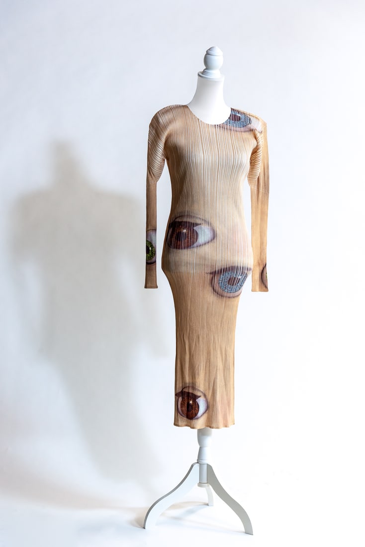Issey Miyake - Eyeball Globe Dress - Long Sleeved, 'Pleats Please Collaboration - Guest Artist (1 of 1)