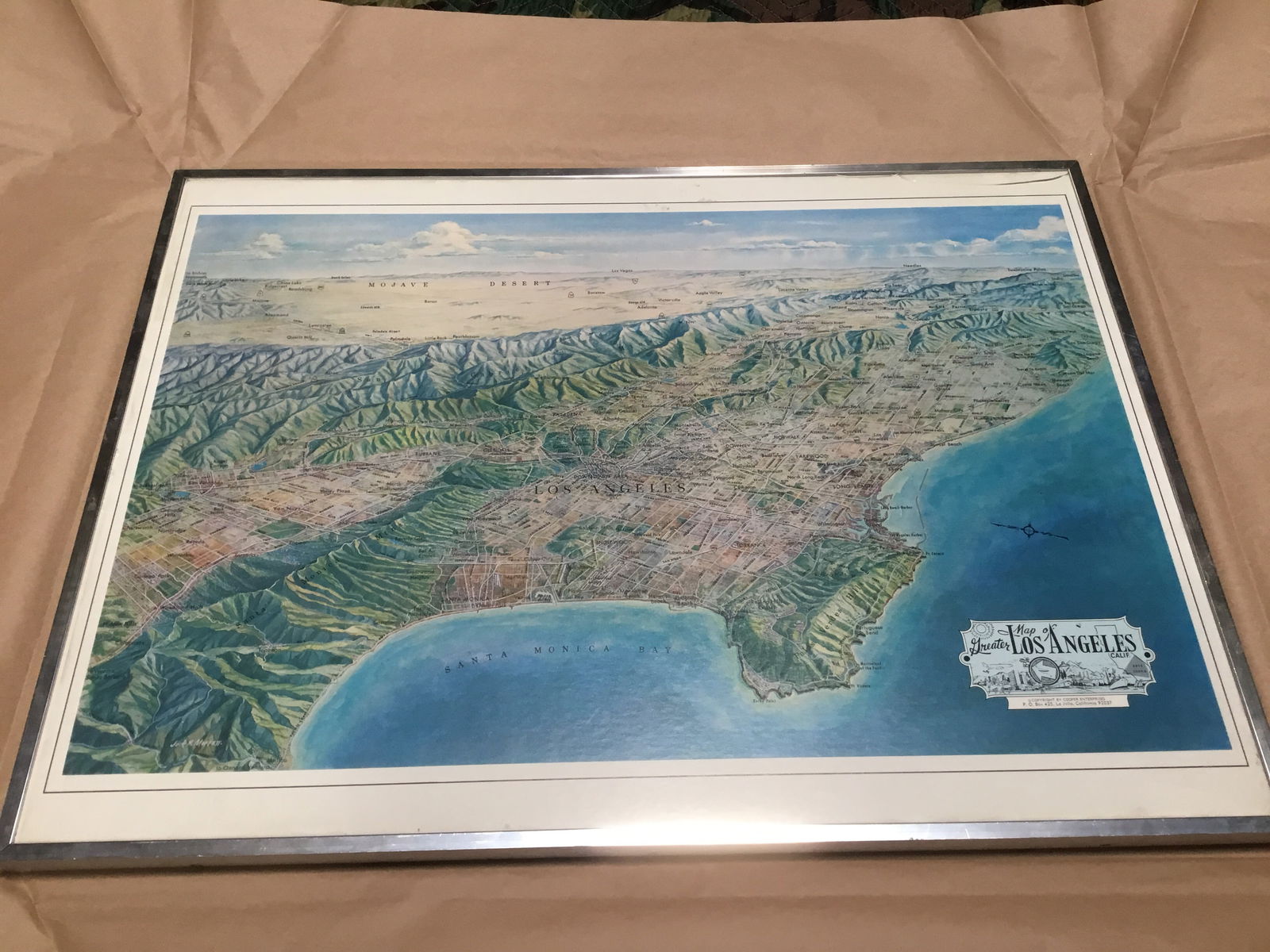 Jack H. Moffett - Poster, 'Map of Greater Los Angeles' (1 of 1)