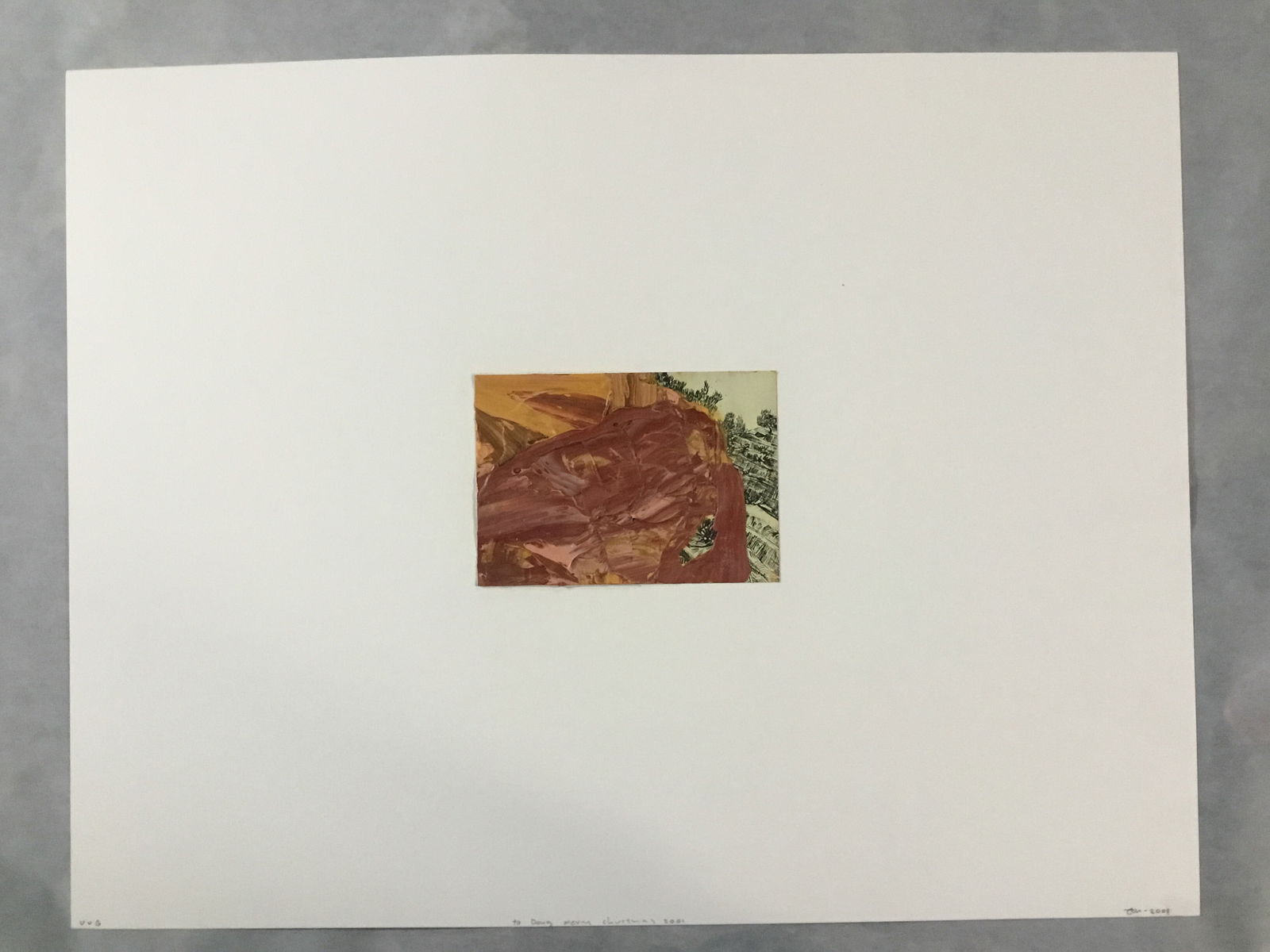 John Millei - Mixed Media, 'To Doug Merry Christmas 2001' (1 of 1)