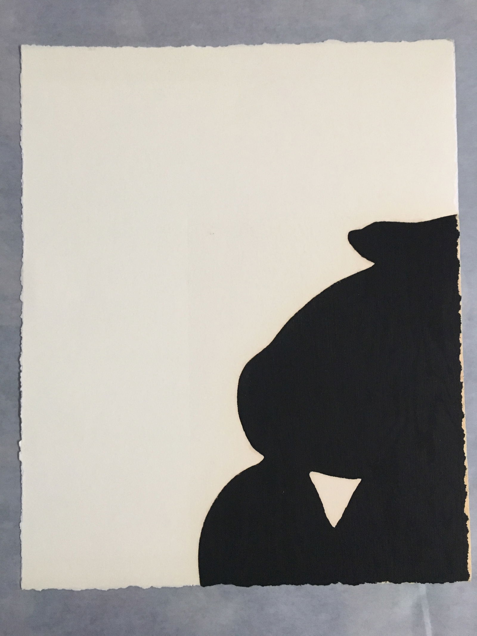 Antony Gormley - Woodcut print on paper, 'Unknown Title' (1 of 1)