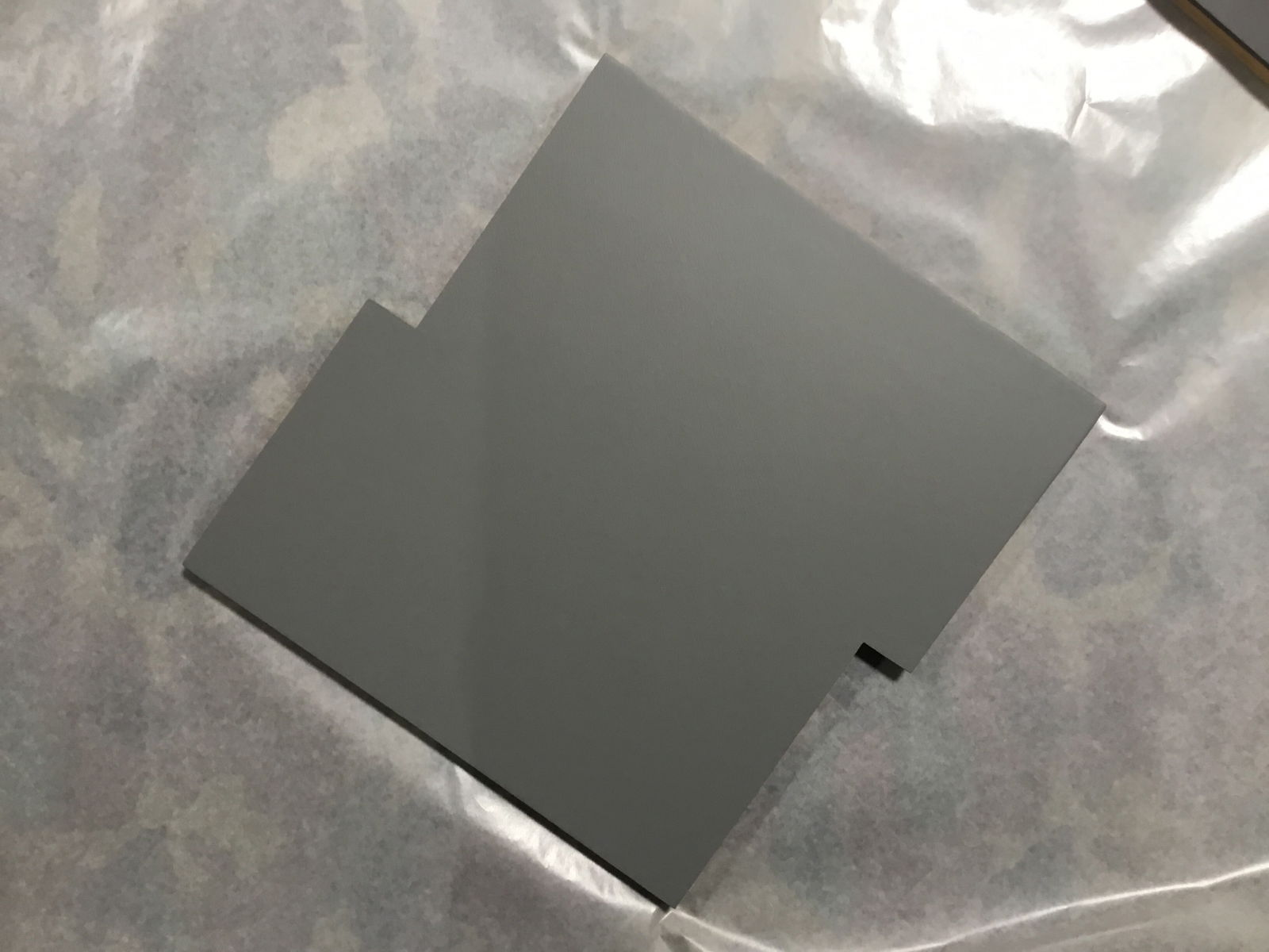 Scot Heywood - Acrylic on Wood, 'Untitled (Green/Grey Diagonal)' (1 of 1)