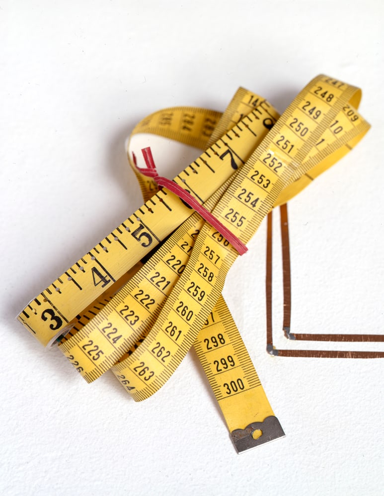 Tim Hawkinson - Tape Measure, Clock Mechanism, Battery, 'Tape Measure Clock' (1 of 1)