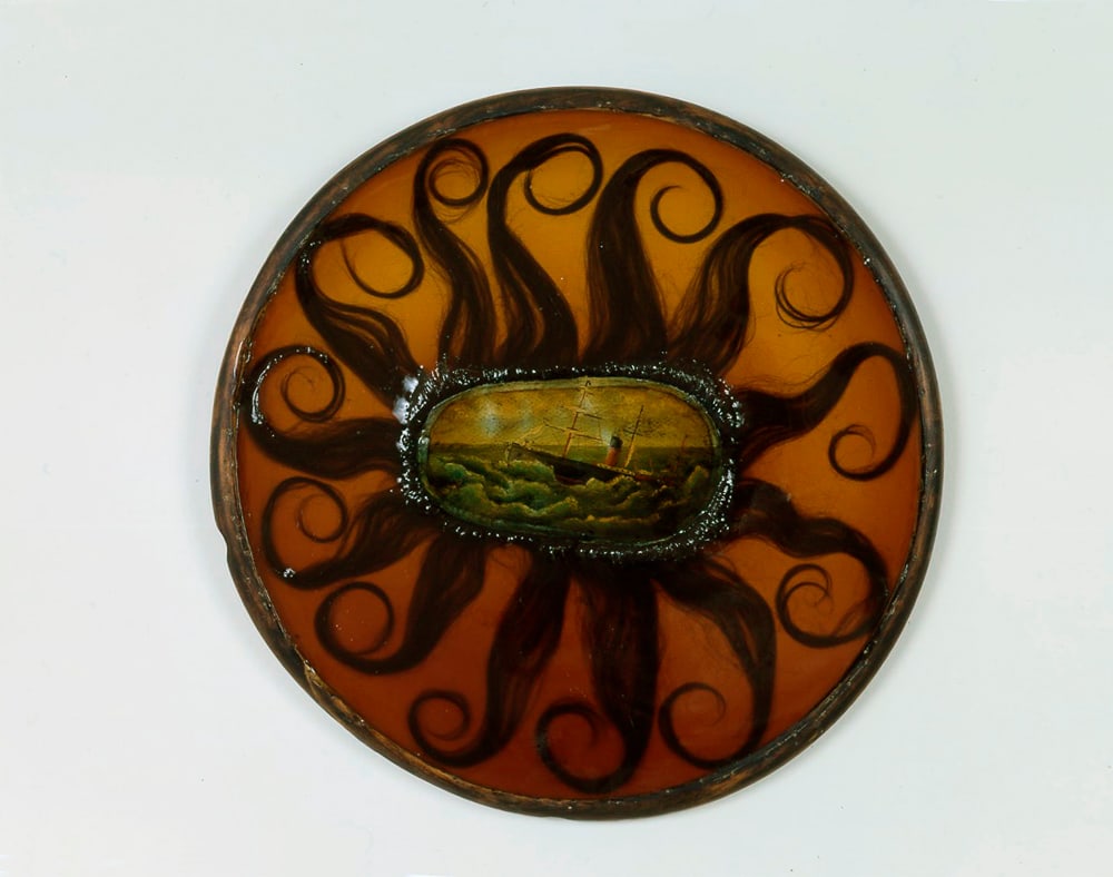 Tim Hawkinson - Oil on Hair in Varnish, 'Sinking Ship' (1 of 1)