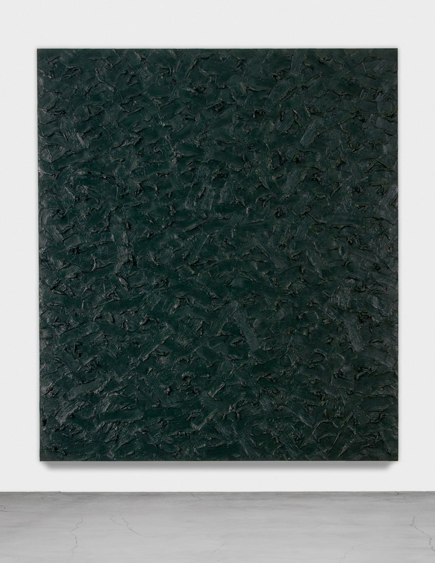 James Hayward - Oil and Wax on canvas on Board, 'Spartan Thalo Green' (1 of 1)