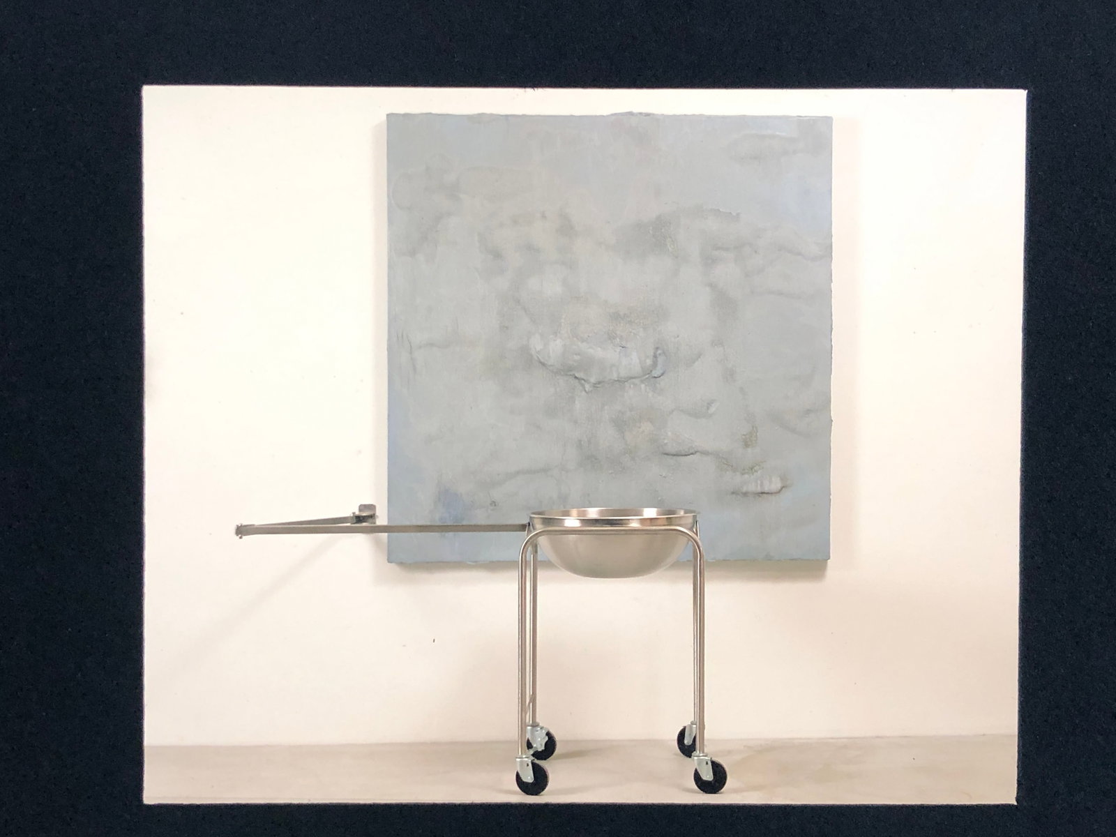 Pauline Stella Sanchez - Oil on Canvas with Salad Bowl and Castors , 'Toss' (1 of 1)
