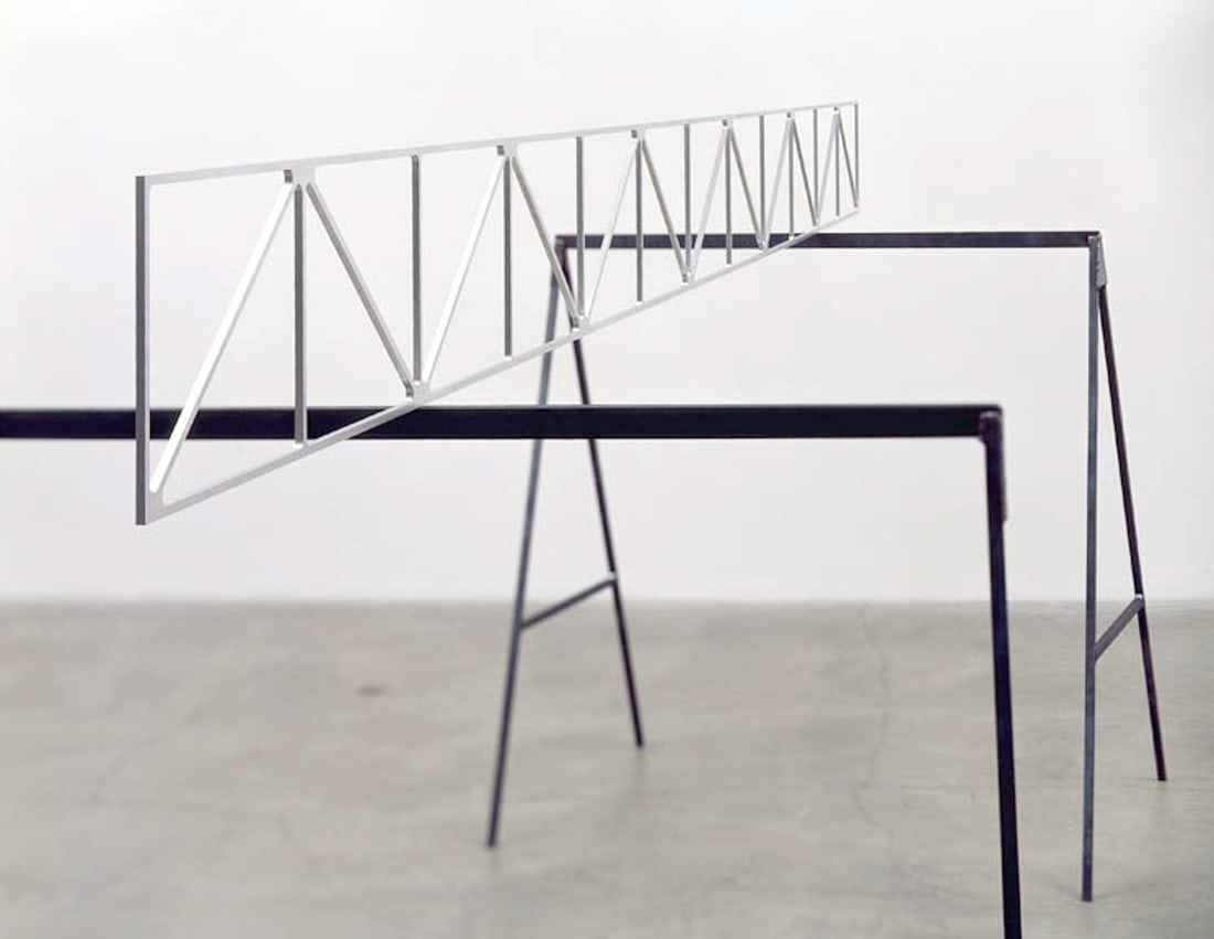 Matt Hope - Aluminum on painted steel a-frames, 'Truss' (1 of 1)