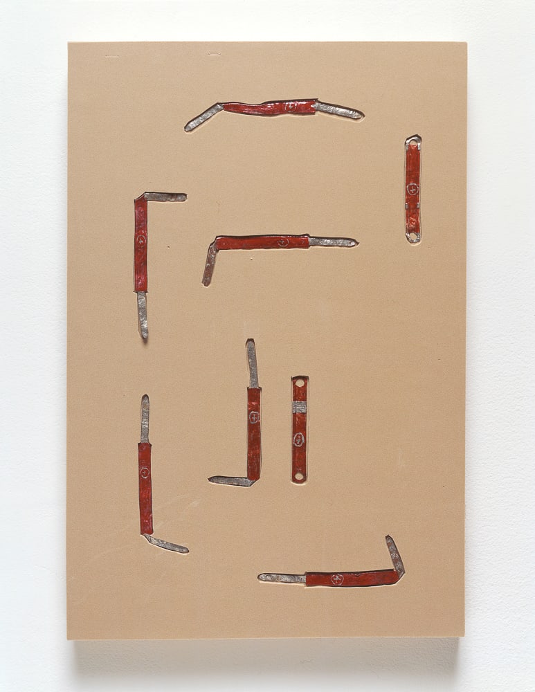 Tim Hawkinson - Found Binder Clips and Craft Paper on Foam on Panel, 'S.A.K Comp. 5' (1 of 1)