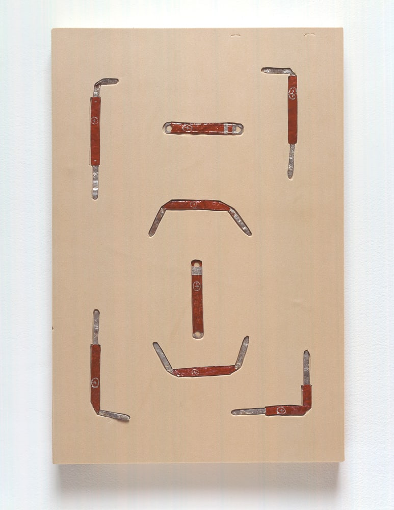 Tim Hawkinson - Found Binder Clips and Craft Paper on Foam on Panel, 'S.A.K Comp. 7' (1 of 1)