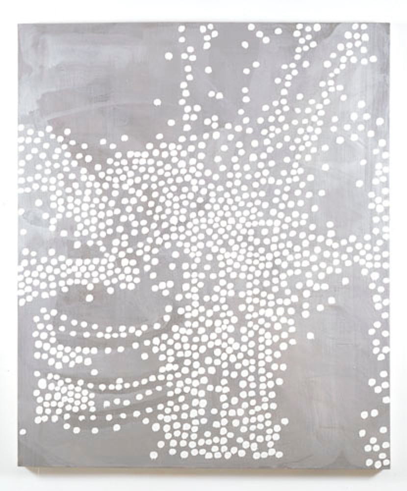 John Millei - Alkyd and Acrylic on canvas, 'Terra Silver Terra #10' (1 of 1)