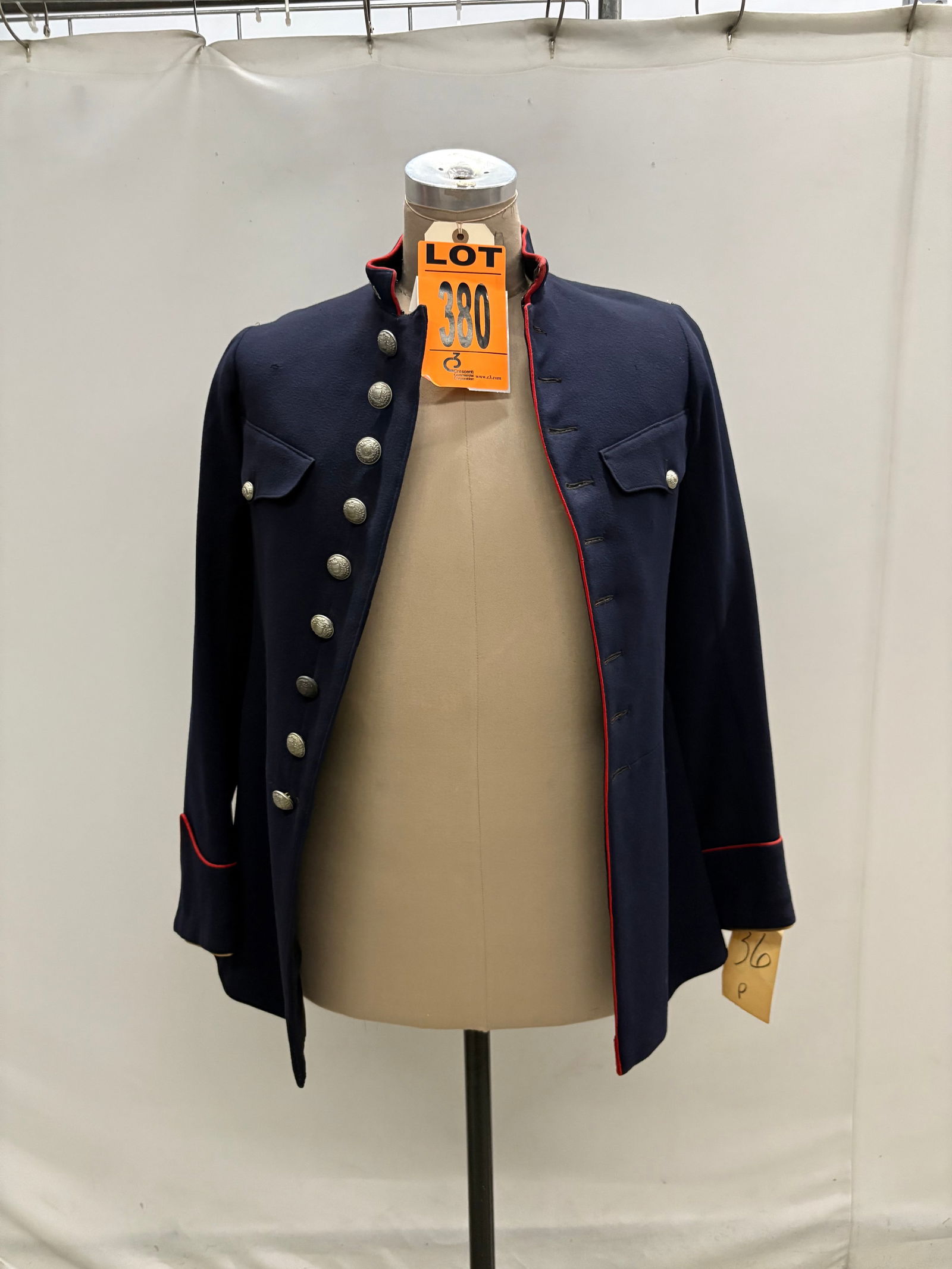 1900s French Police tunic, studio-made, dated 1920s/30s (1 of 8)