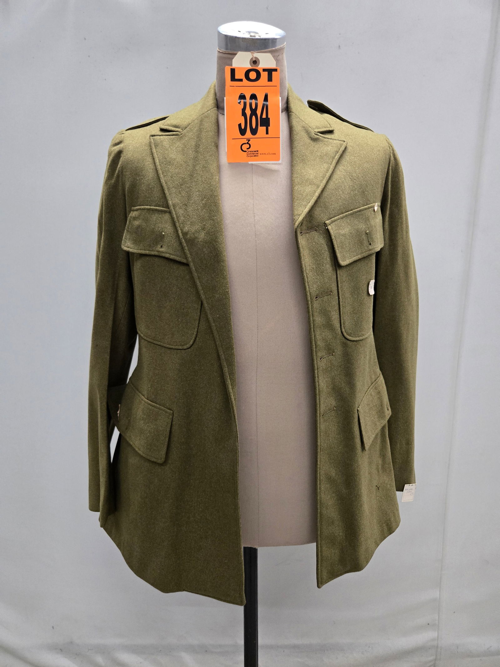 Pre WWI tunic with original cutter tags that date the coat. Beautiful condition. (1 of 8)