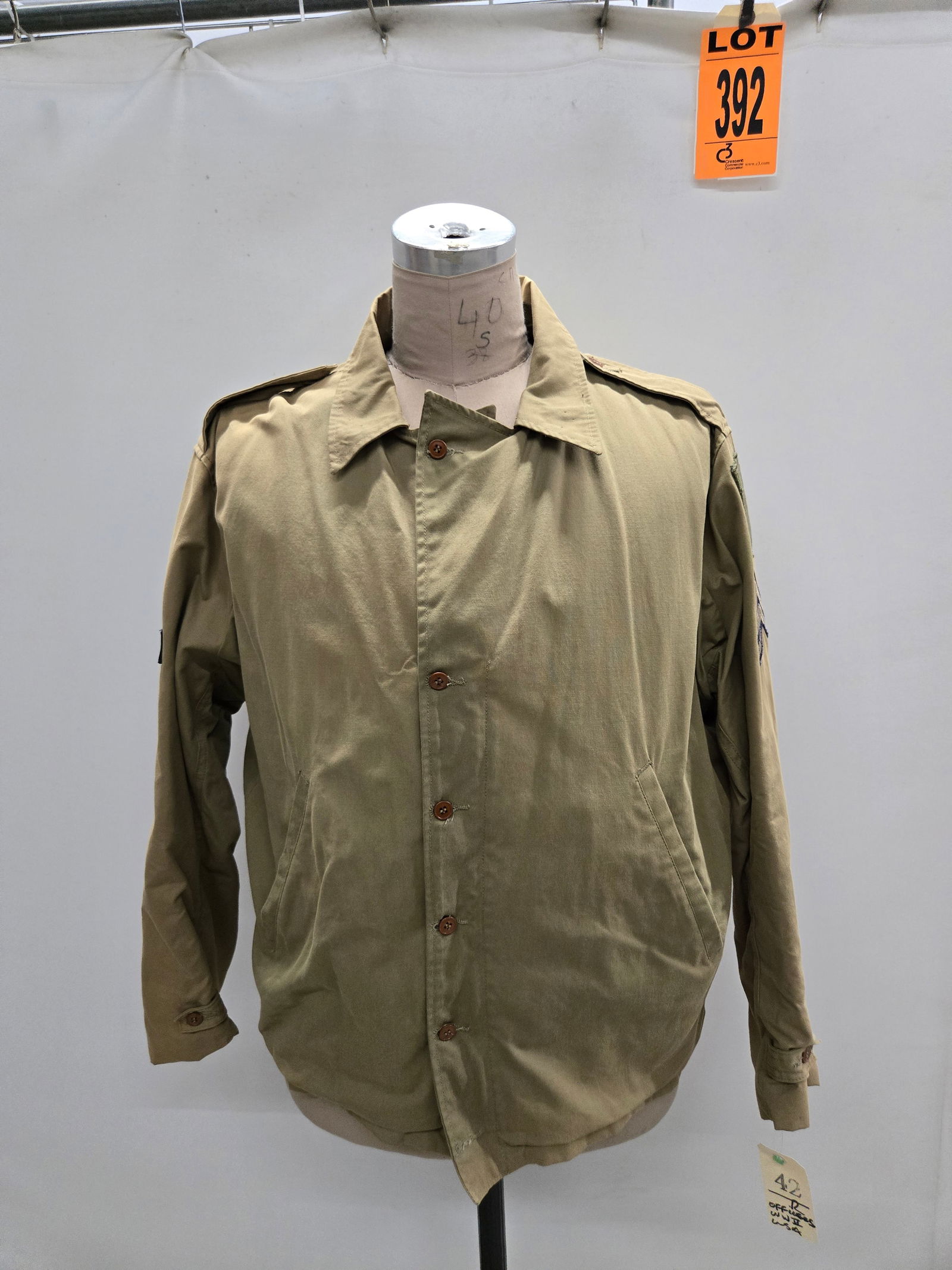 Studio made m41 field jacket with 1st infantry big red one shoulder patch. Featured in SAVING (1 of 8)