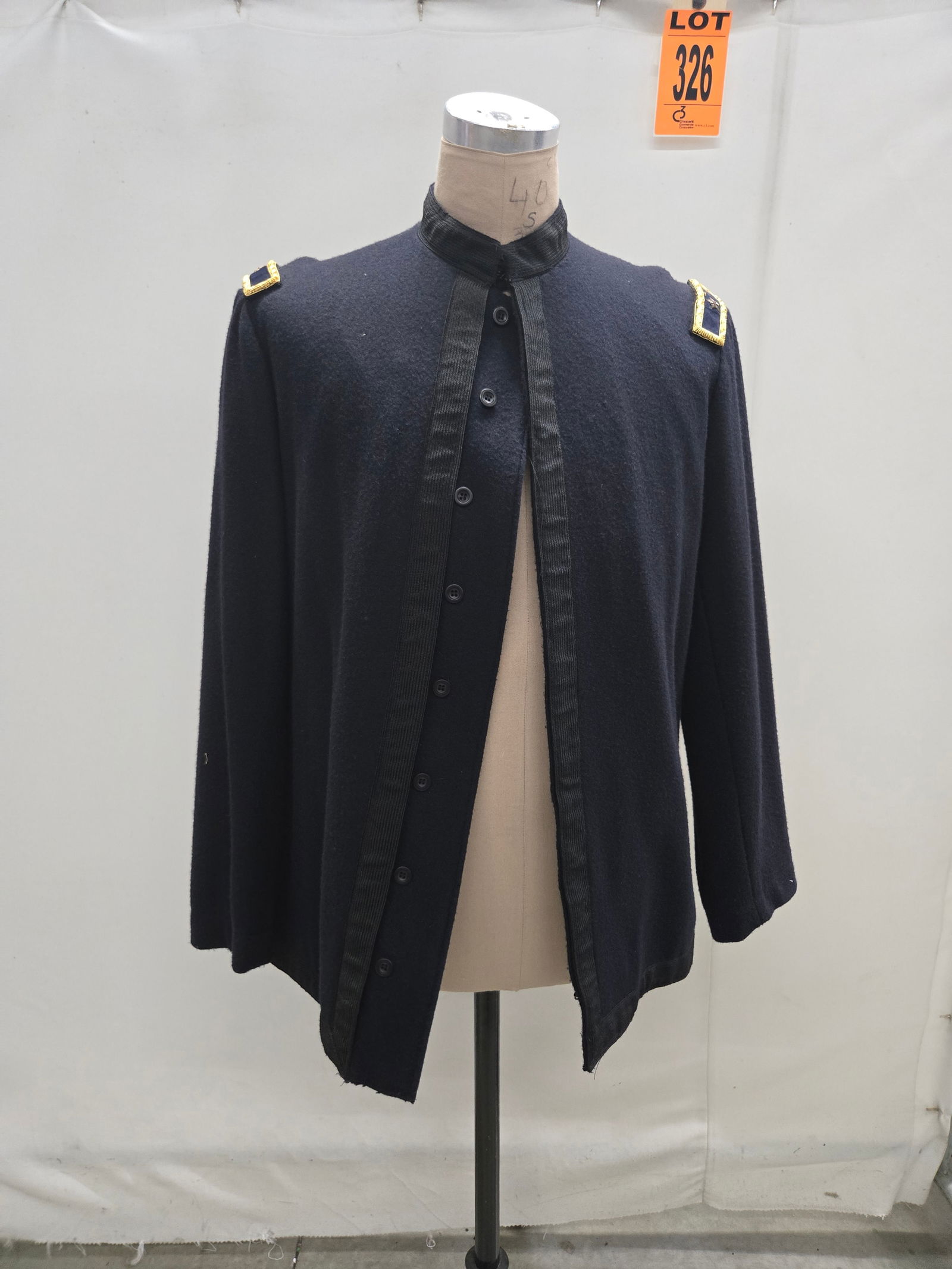 Brigadier General’s studio made dress tunic w/ bullion shoulder straps. (1 pcs). worn by Tom (1 of 8)