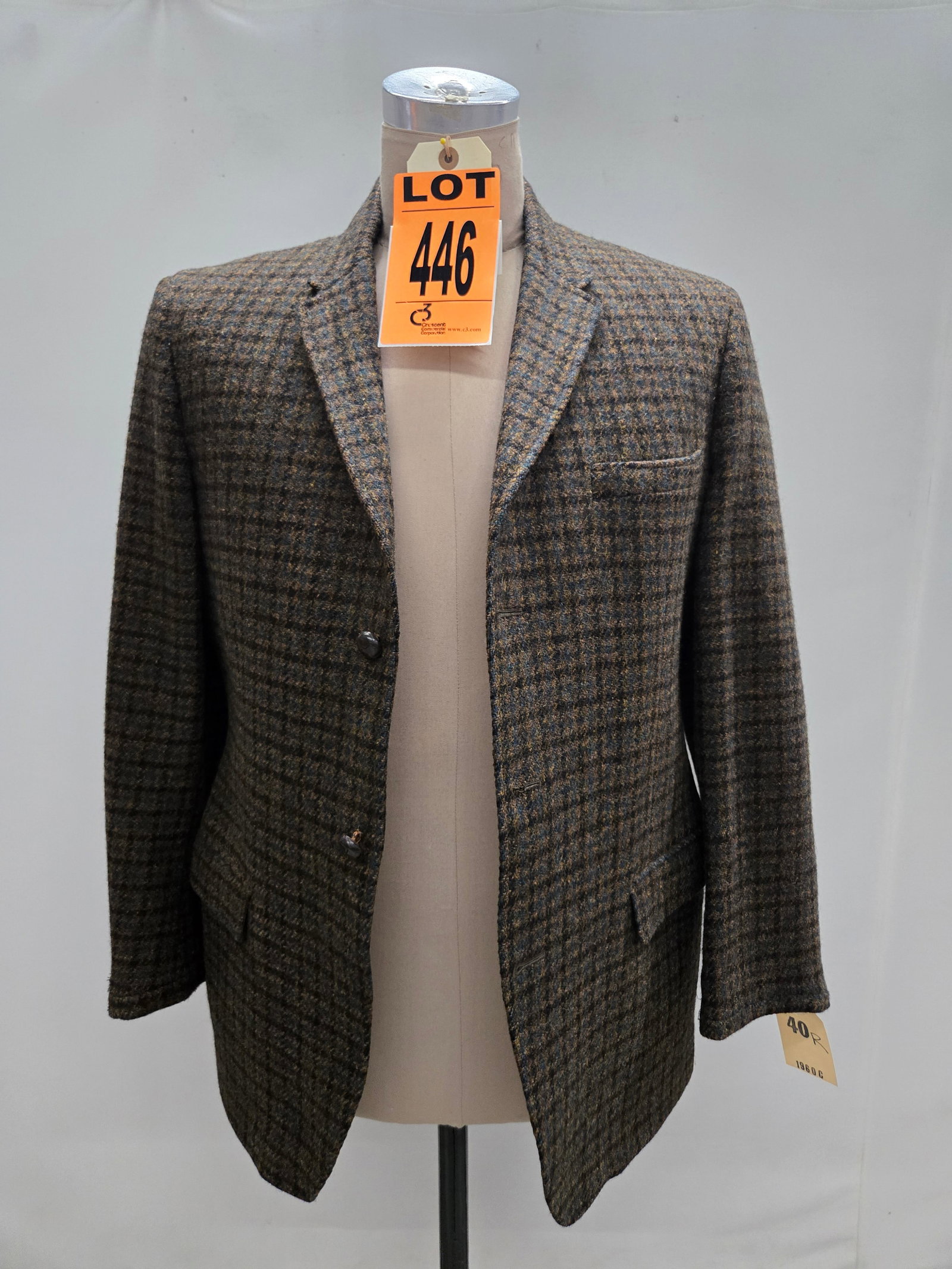 1960's Blazer, Size 40 R, Harris Tweed, styled by design circle for John Collier (1 of 7)