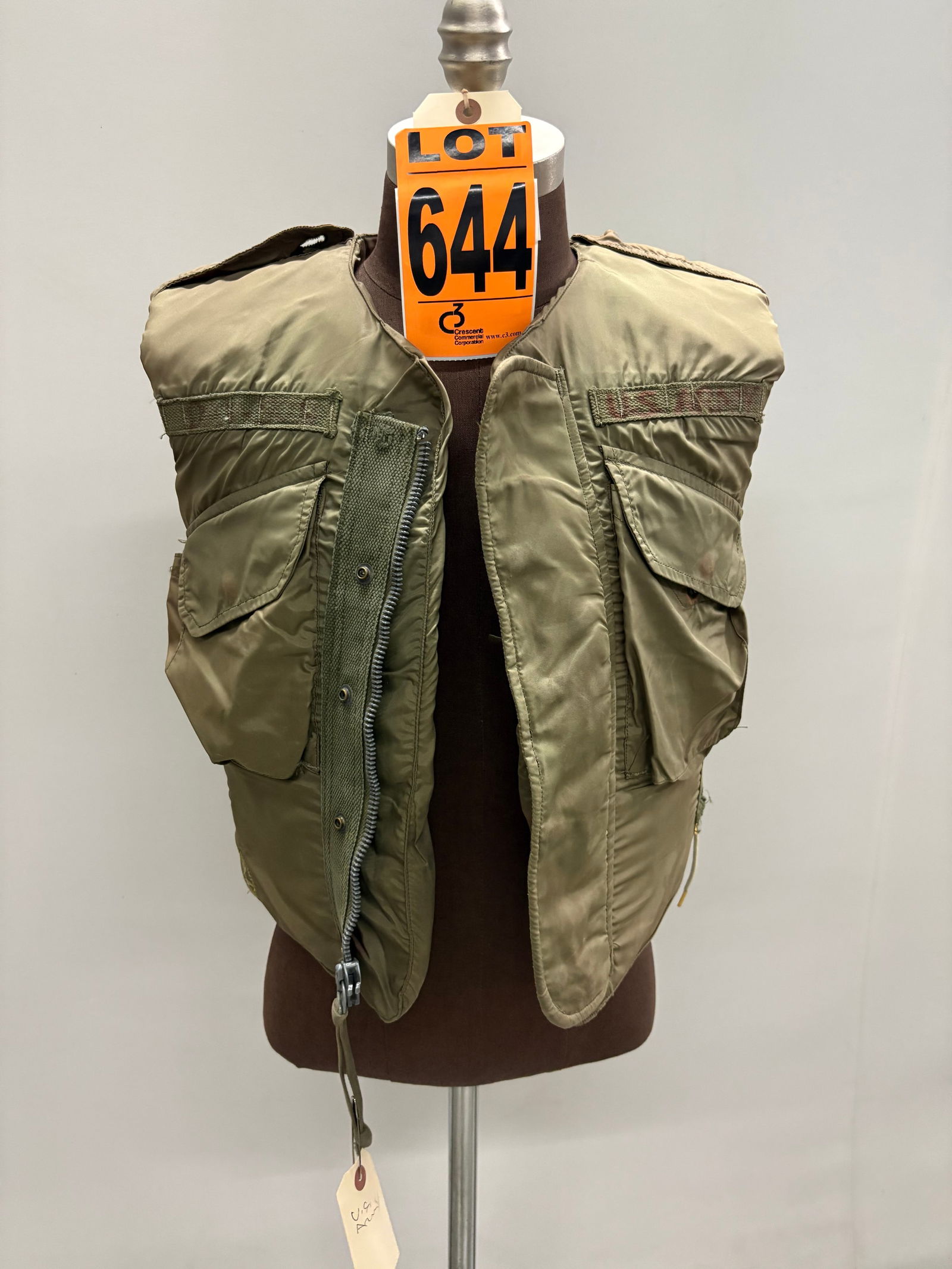 U.S.A.F M1952 Flak Vest Body Armor, Size L, i.d reads "Post-Korean War" (1 of 5)